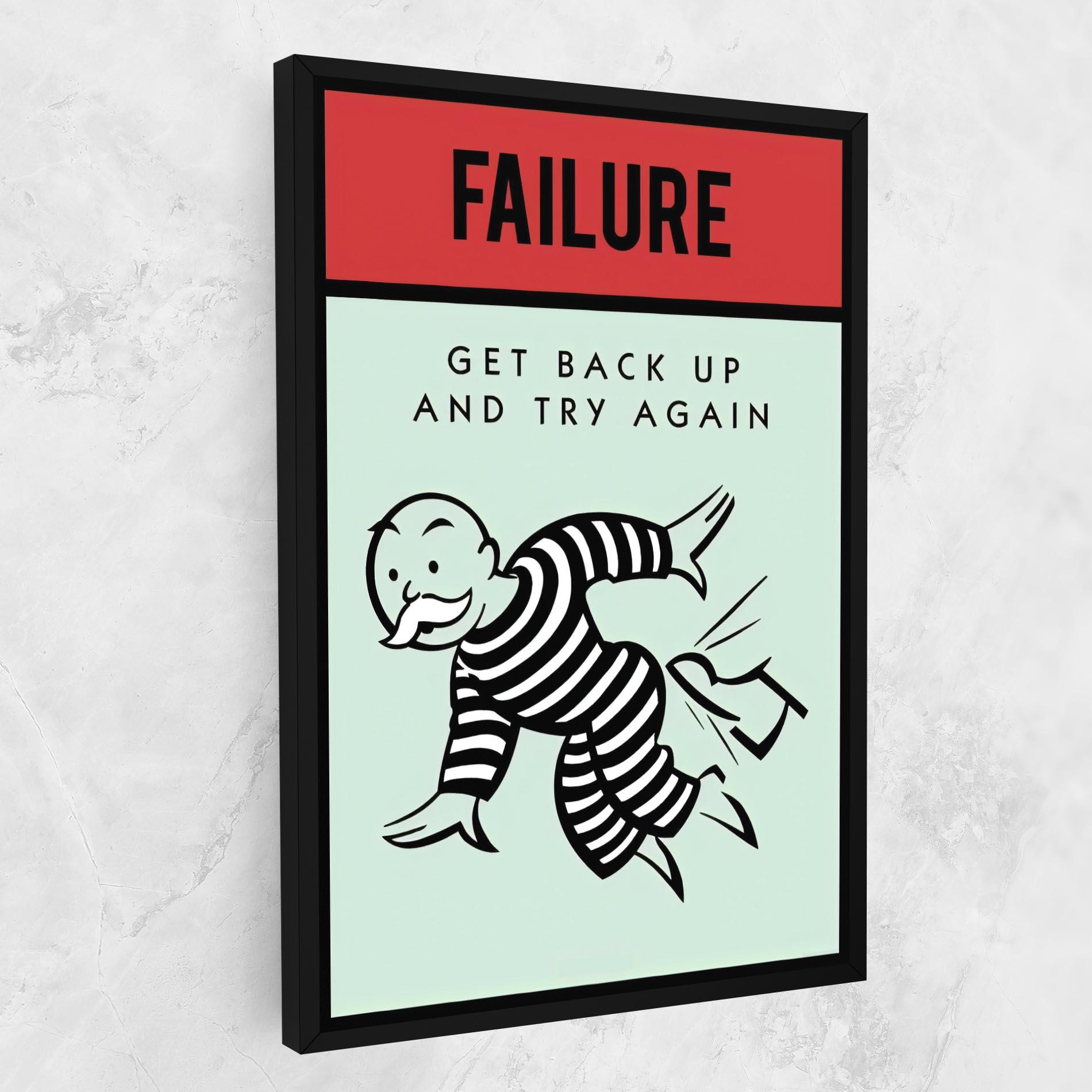 Vászonkép FAILURE mockup 1