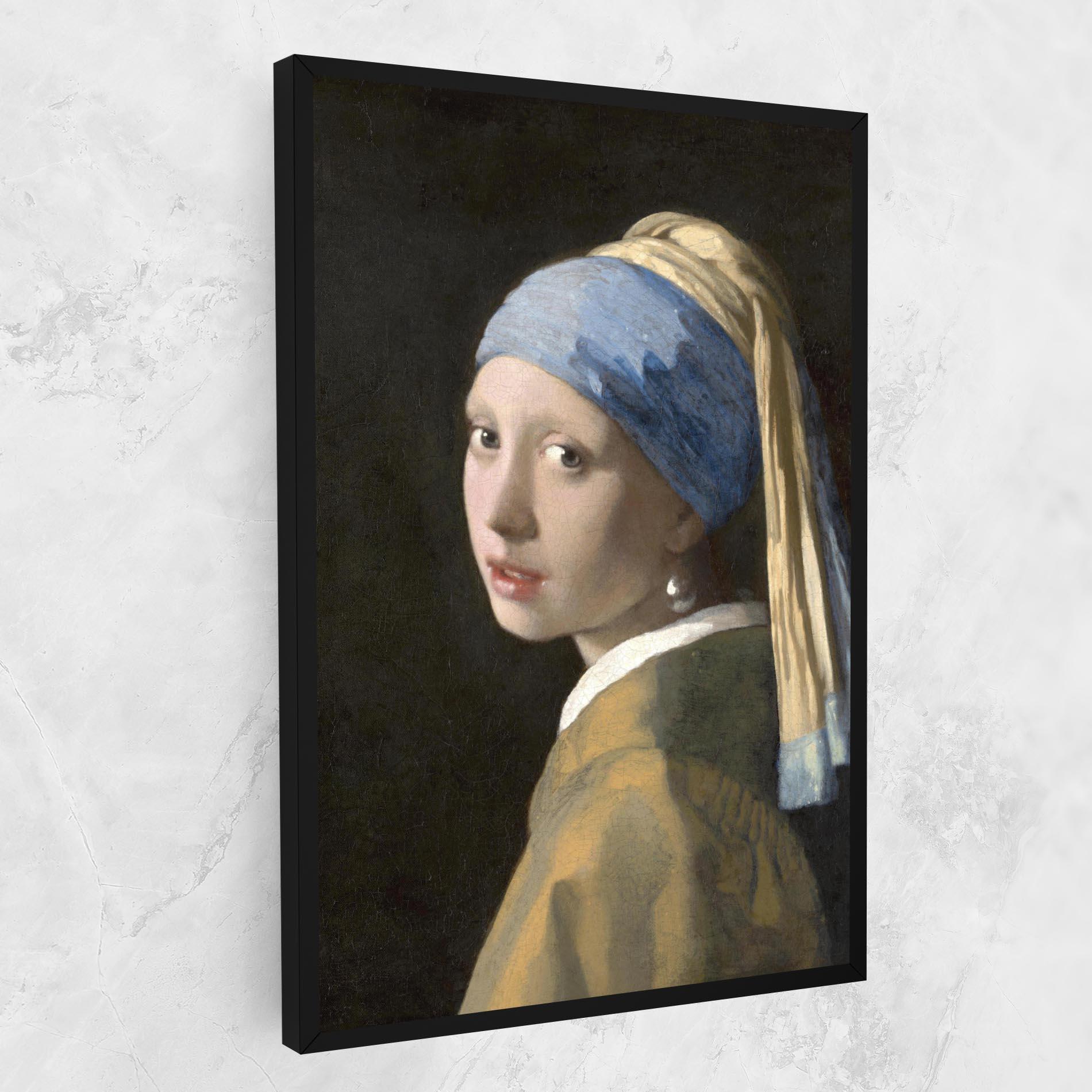 Vászonkép Girl With A Pearl mockup 1