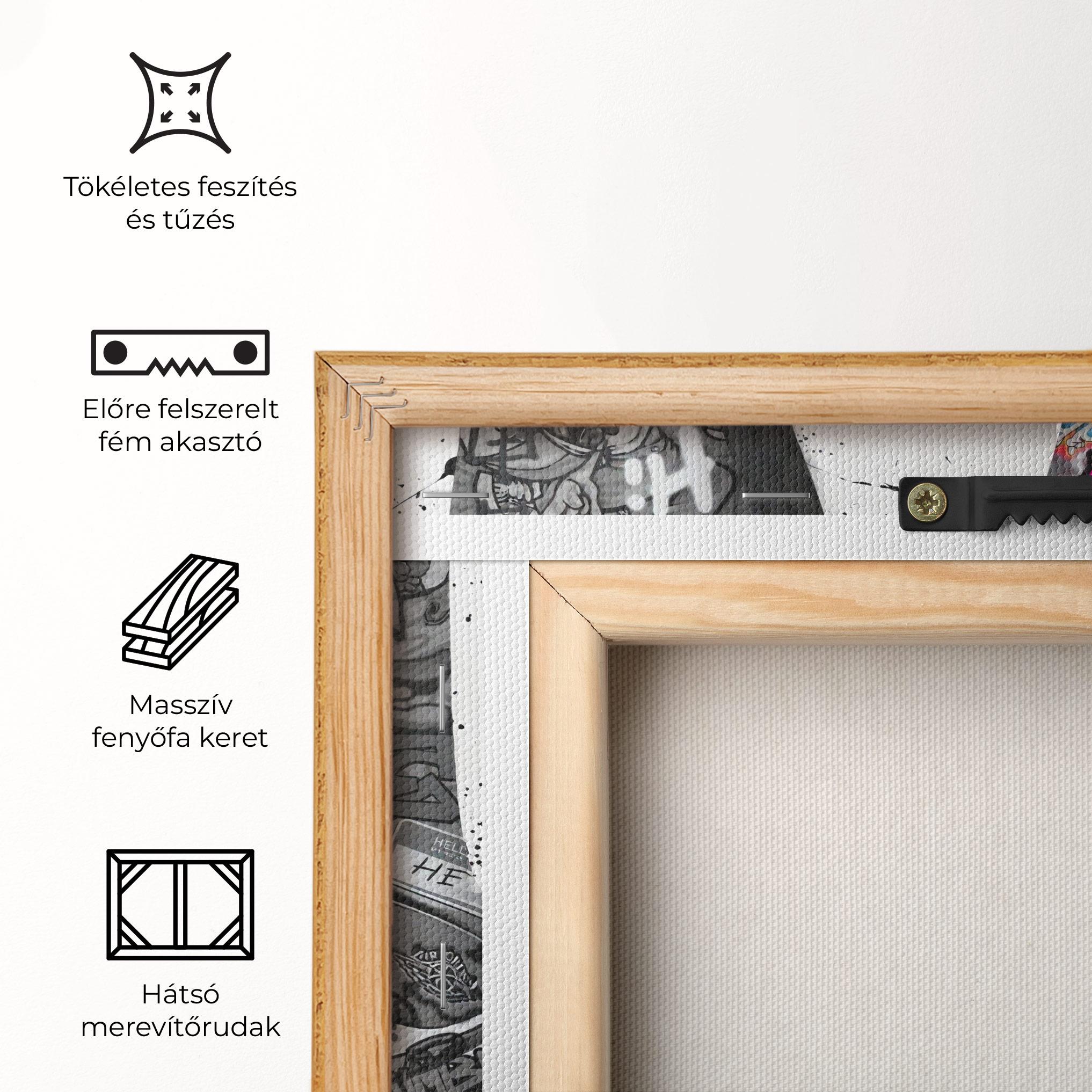 Vászonkép Love On My Toes mockup 5