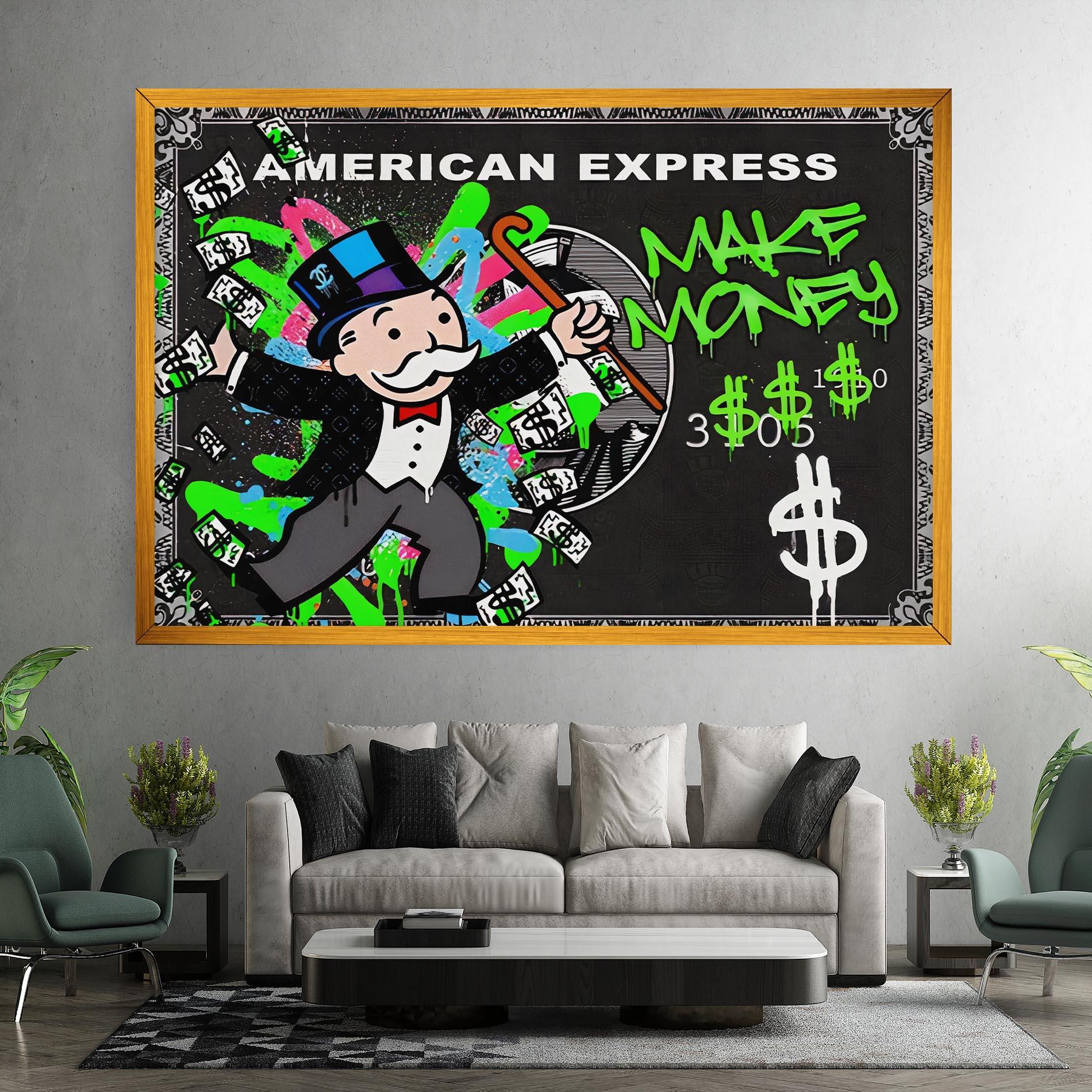 Vászonkép Make Money mockup 7