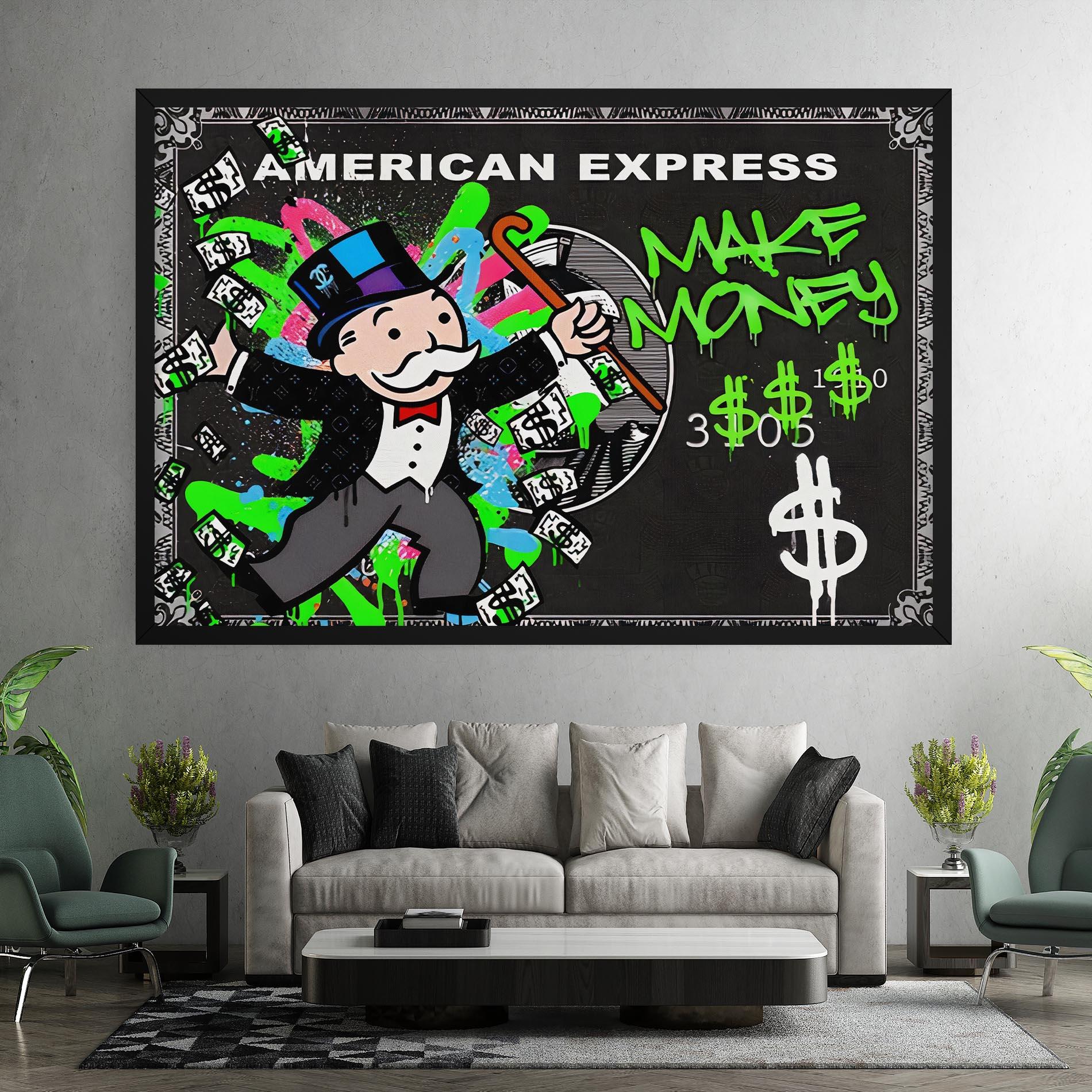 Vászonkép Make Money mockup 7