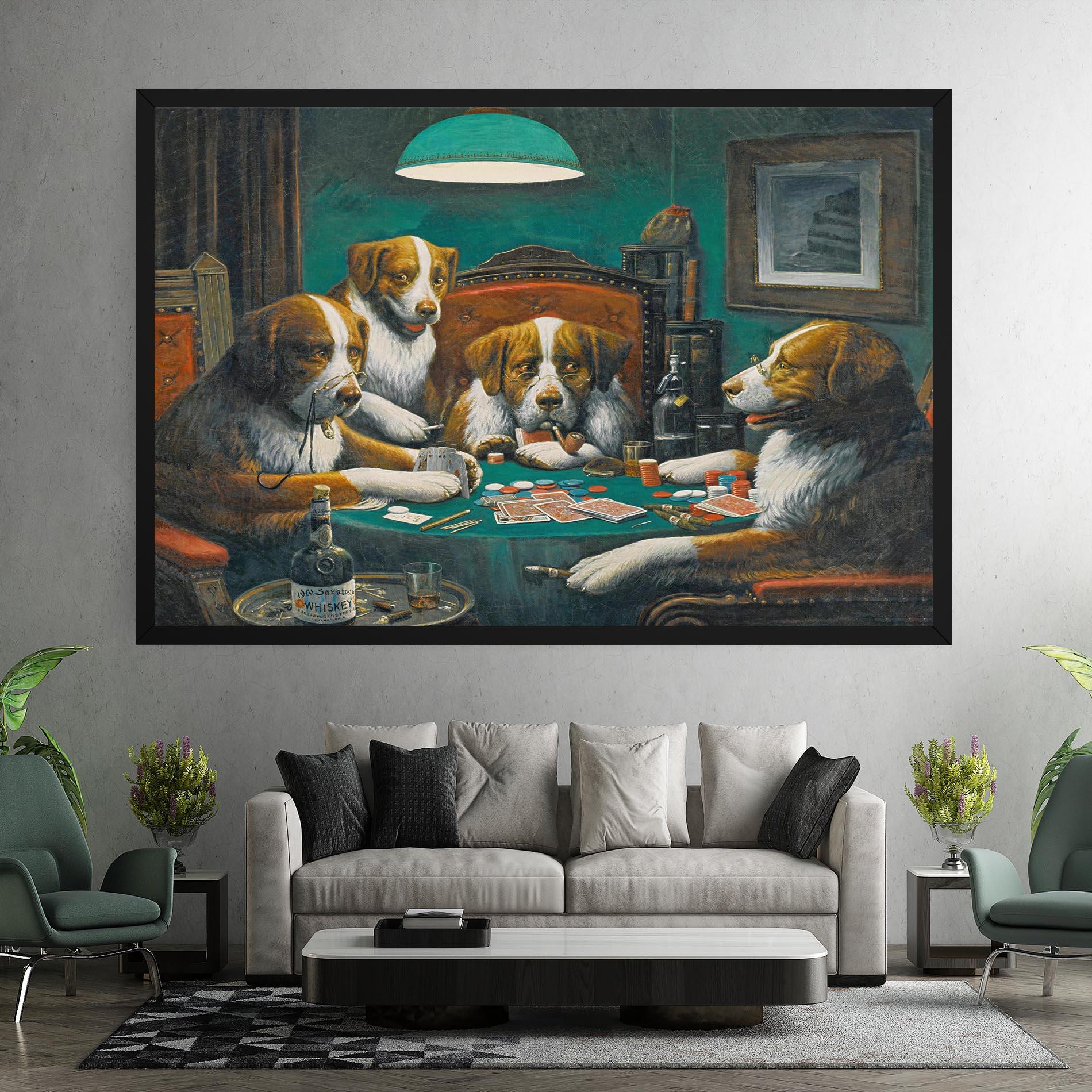 Vászonkép Poker Game mockup 7