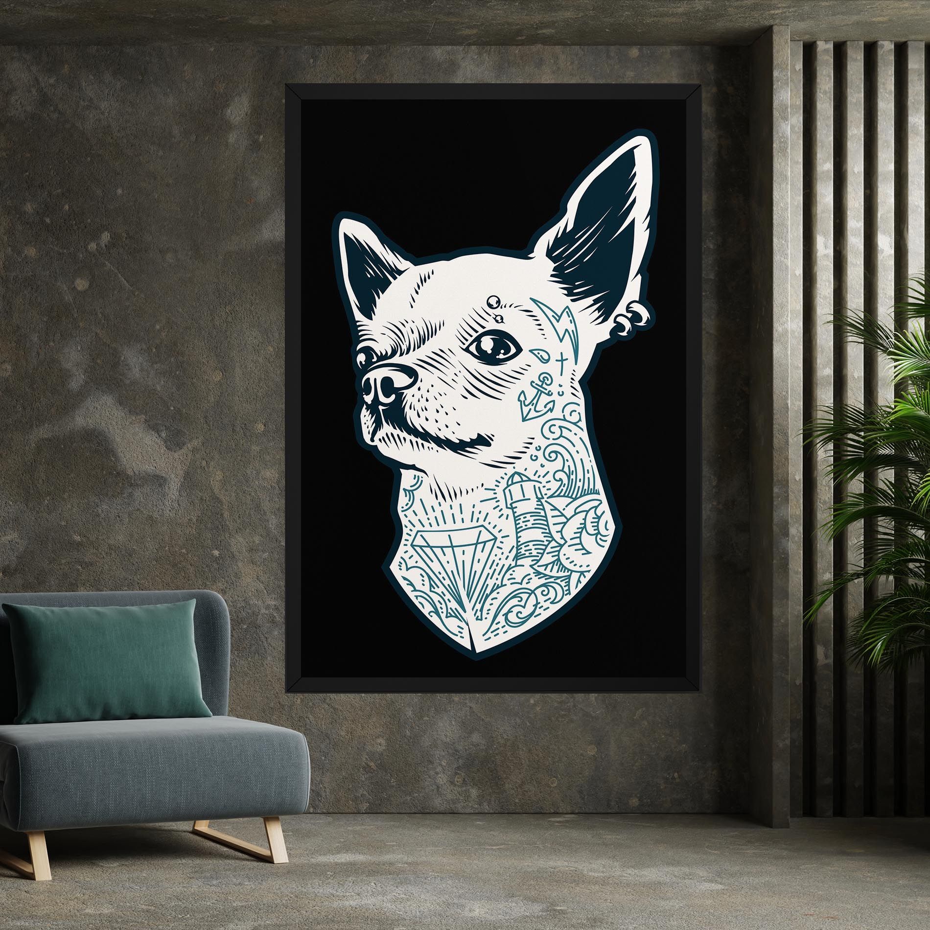 Chihuahua Tattoo mockup 7