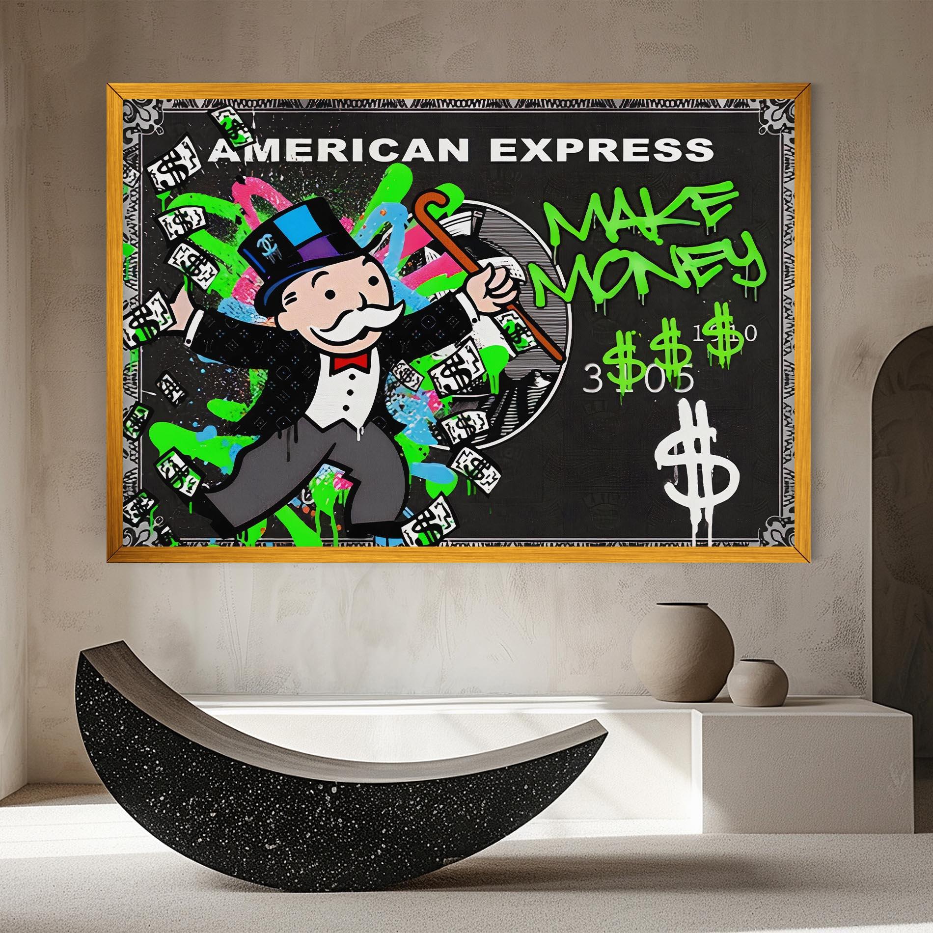 Vászonkép Make Money mockup 8