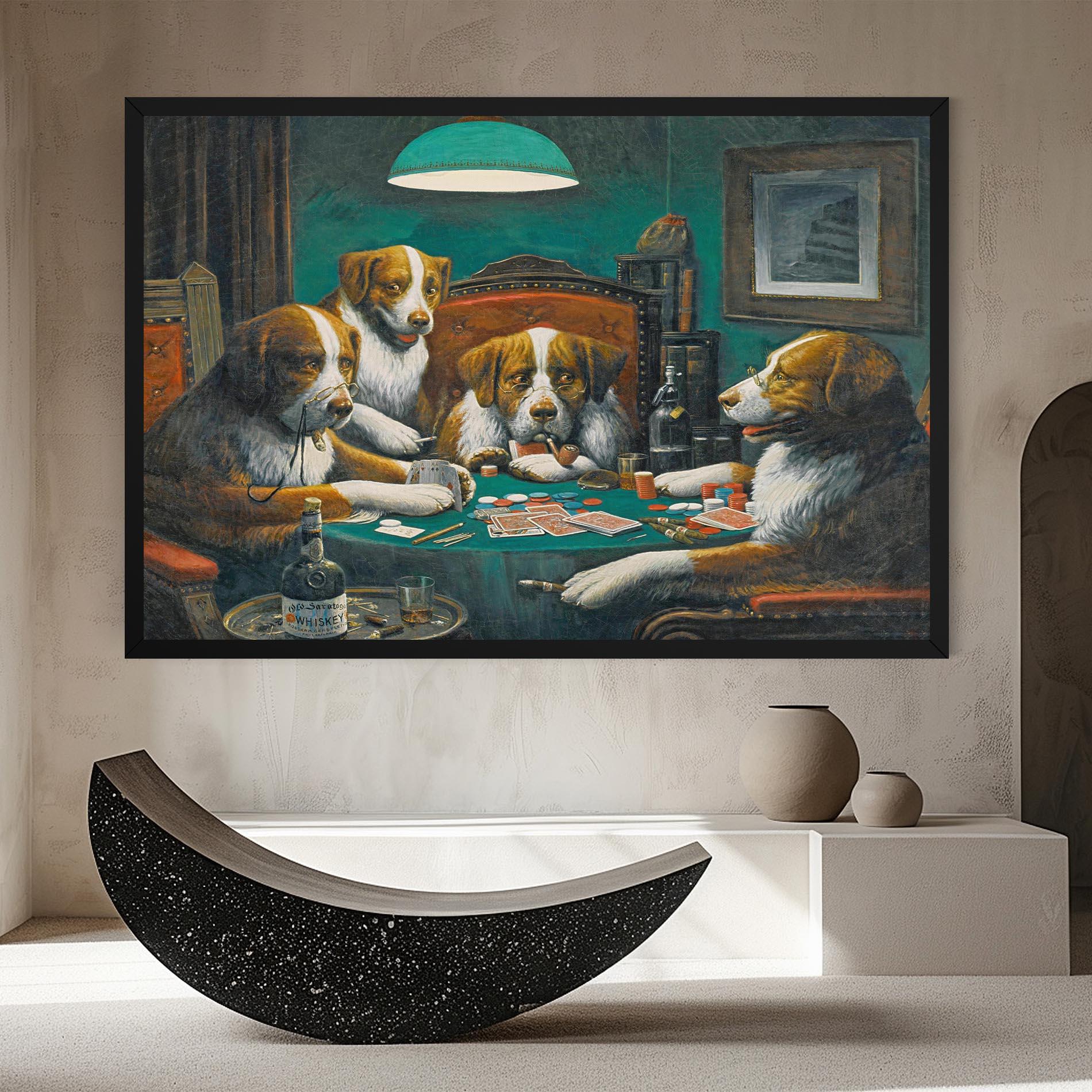 Vászonkép Poker Game mockup 8