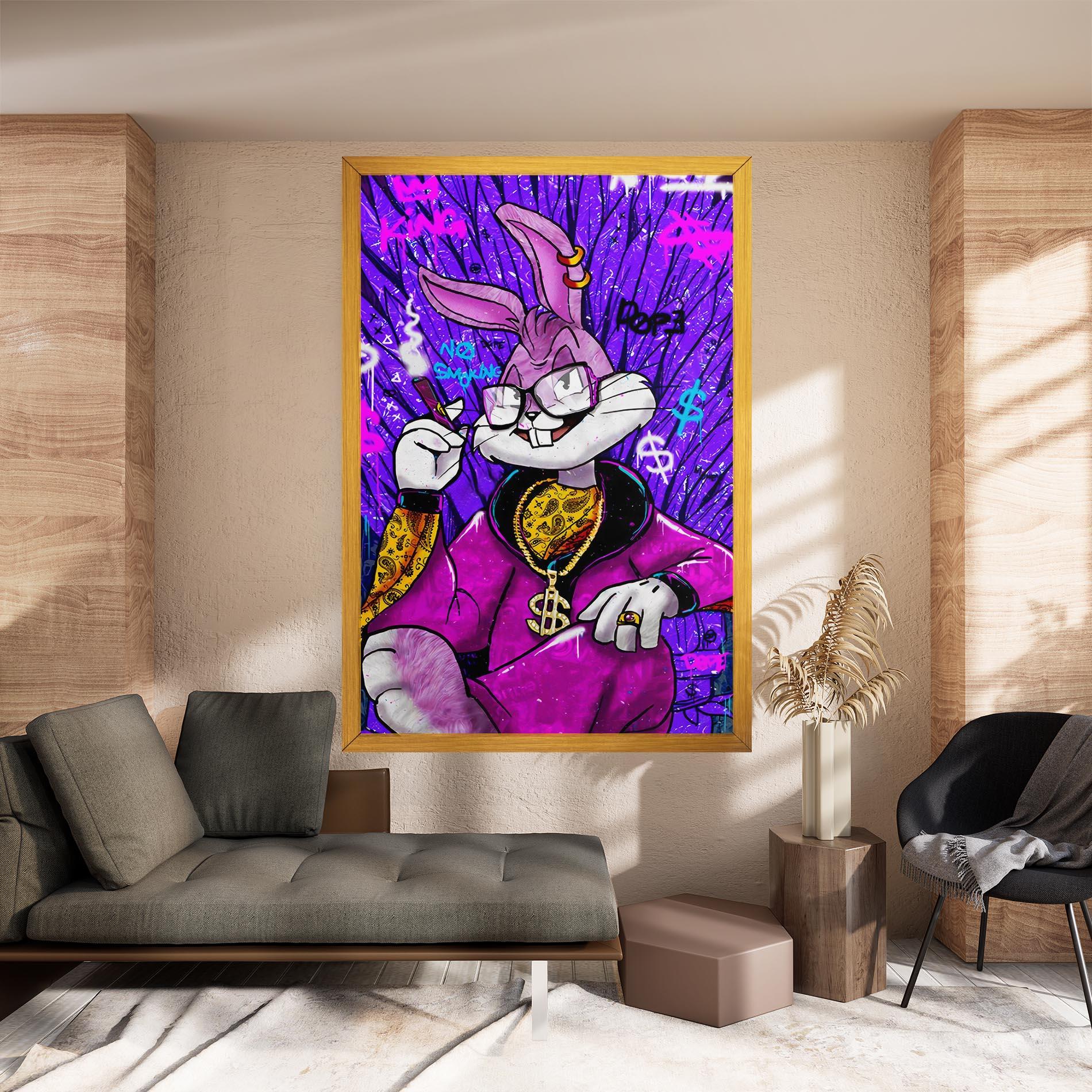 Vászonkép Boss Buny mockup 8