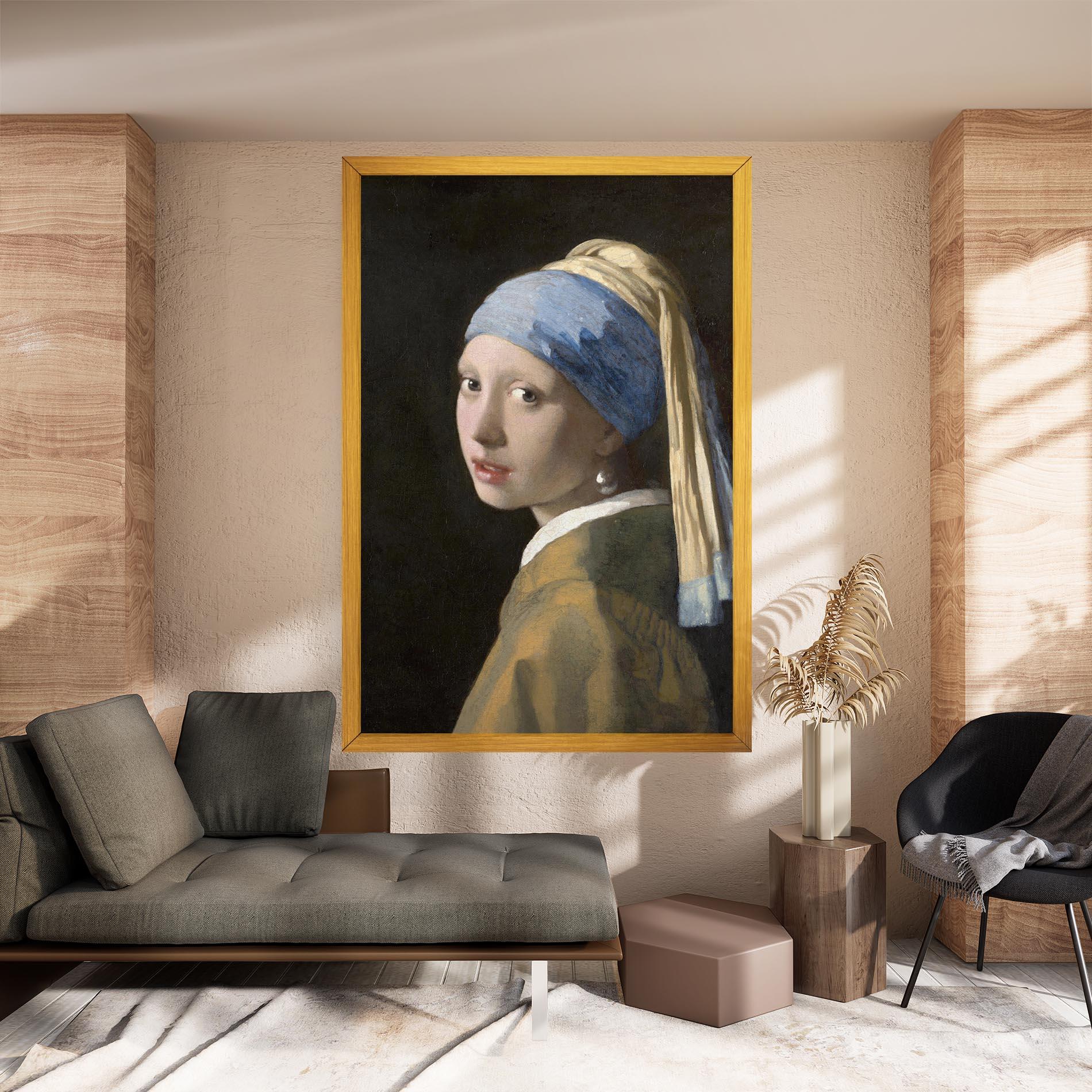 Vászonkép Girl With A Pearl mockup 8