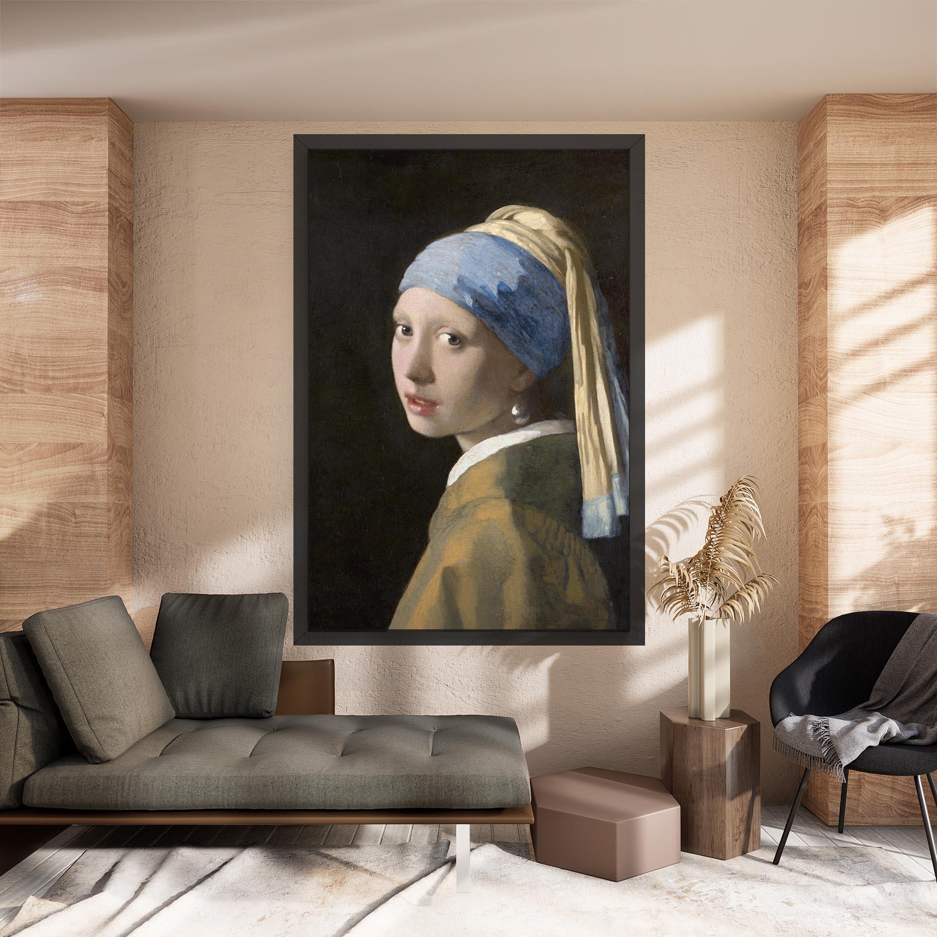 Vászonkép Girl With A Pearl mockup 8