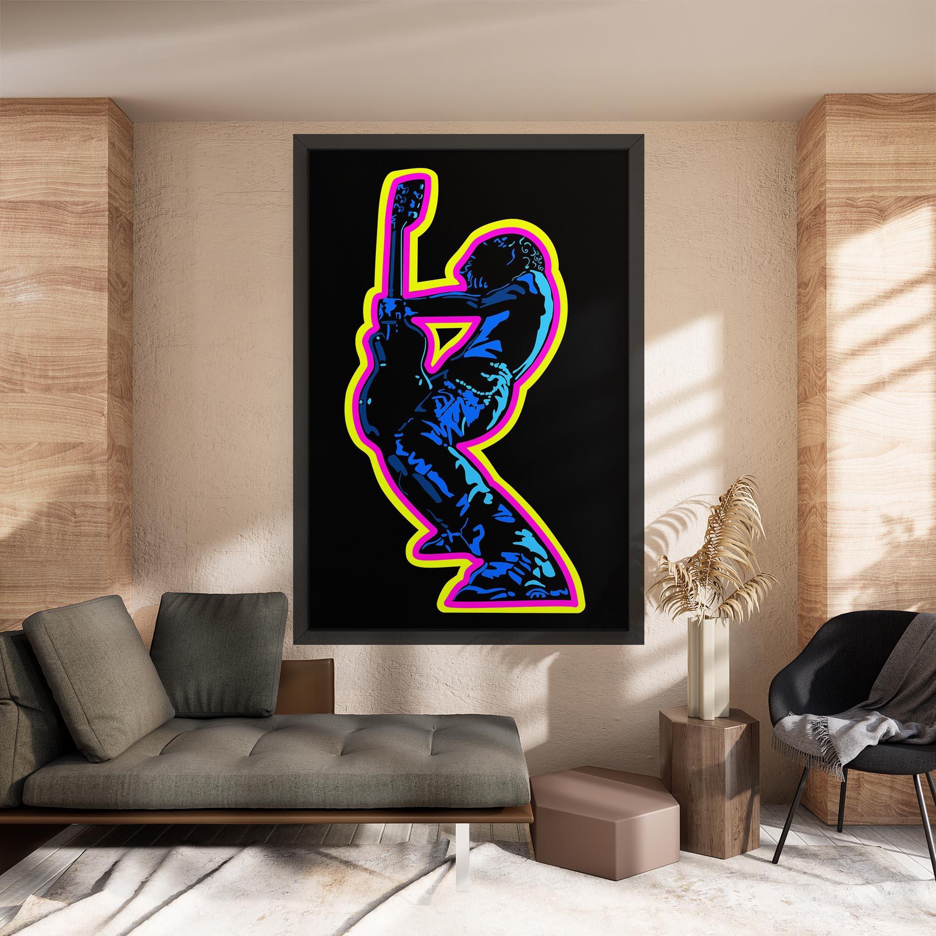 Vászonkép Guitarist Art mockup 8