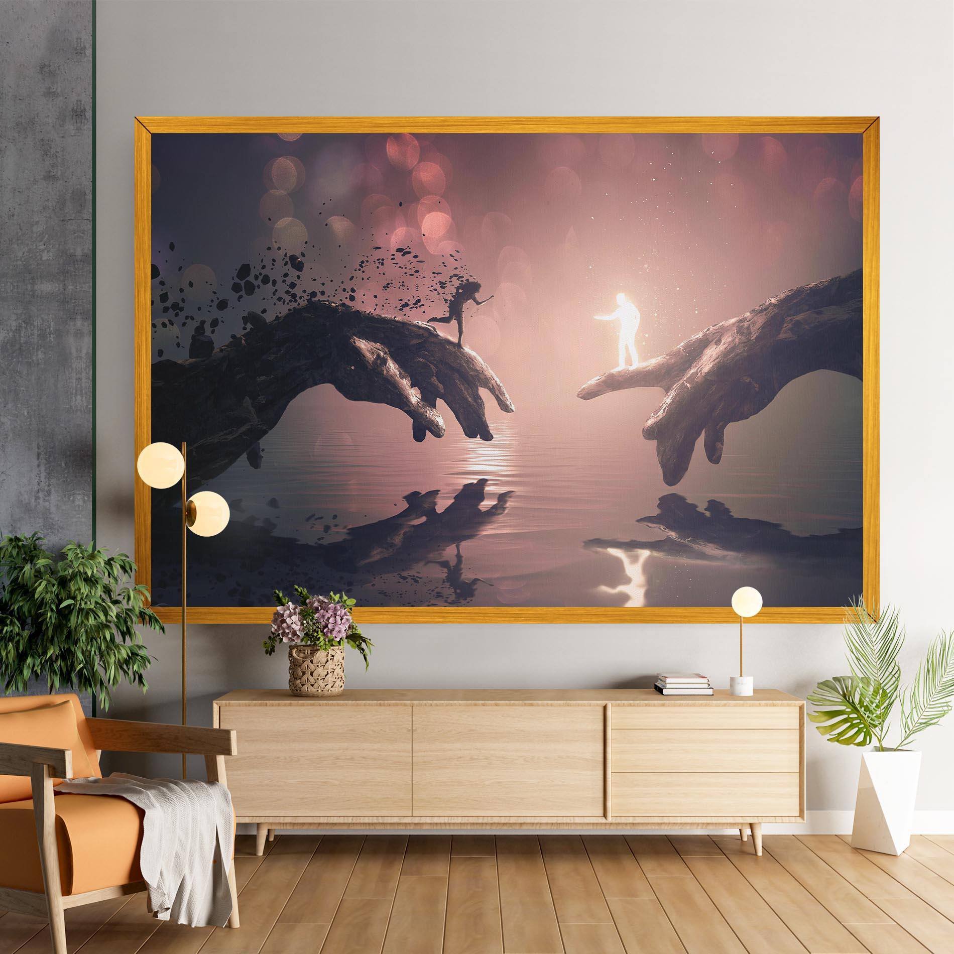 Vászonkép Life Story mockup 9