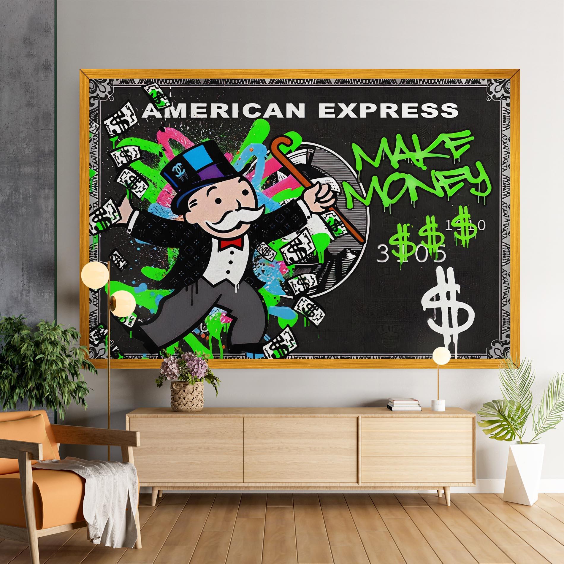 Vászonkép Make Money mockup 9