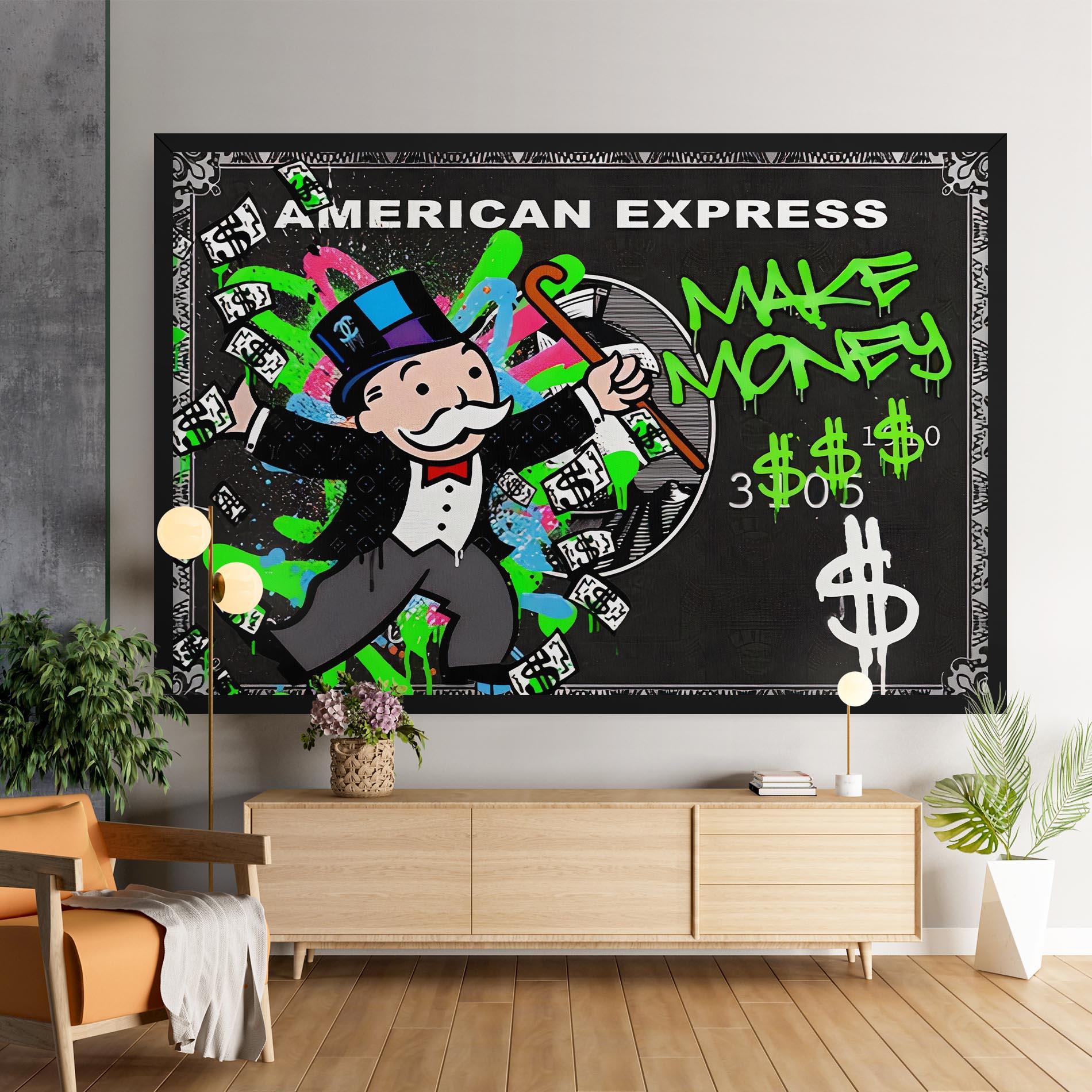 Vászonkép Make Money mockup 9