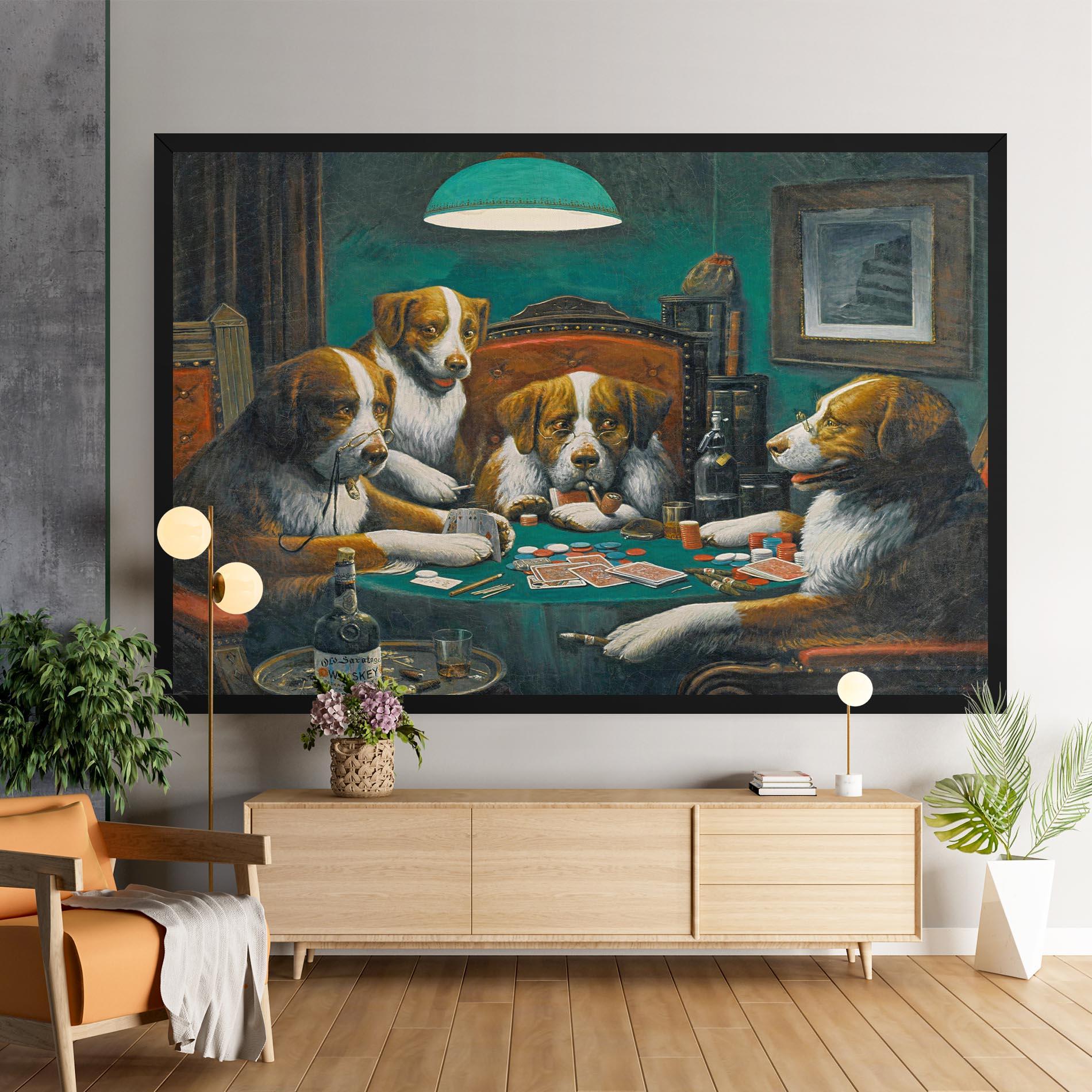 Vászonkép Poker Game mockup 9