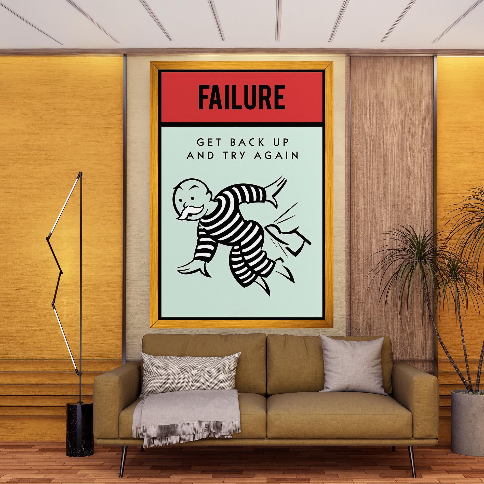 Vászonkép FAILURE mockup 9