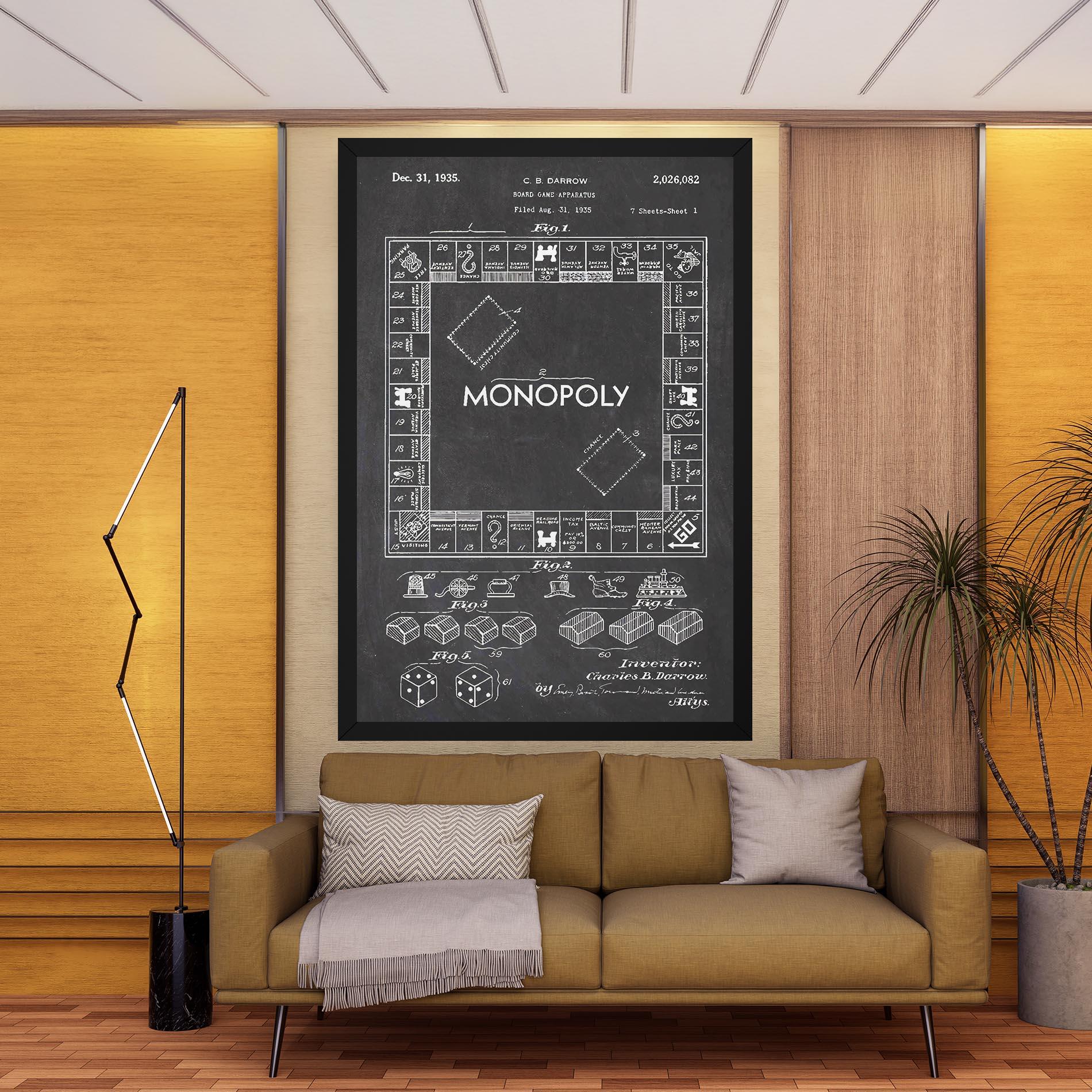 Vászonkép Monopoly Board mockup 9