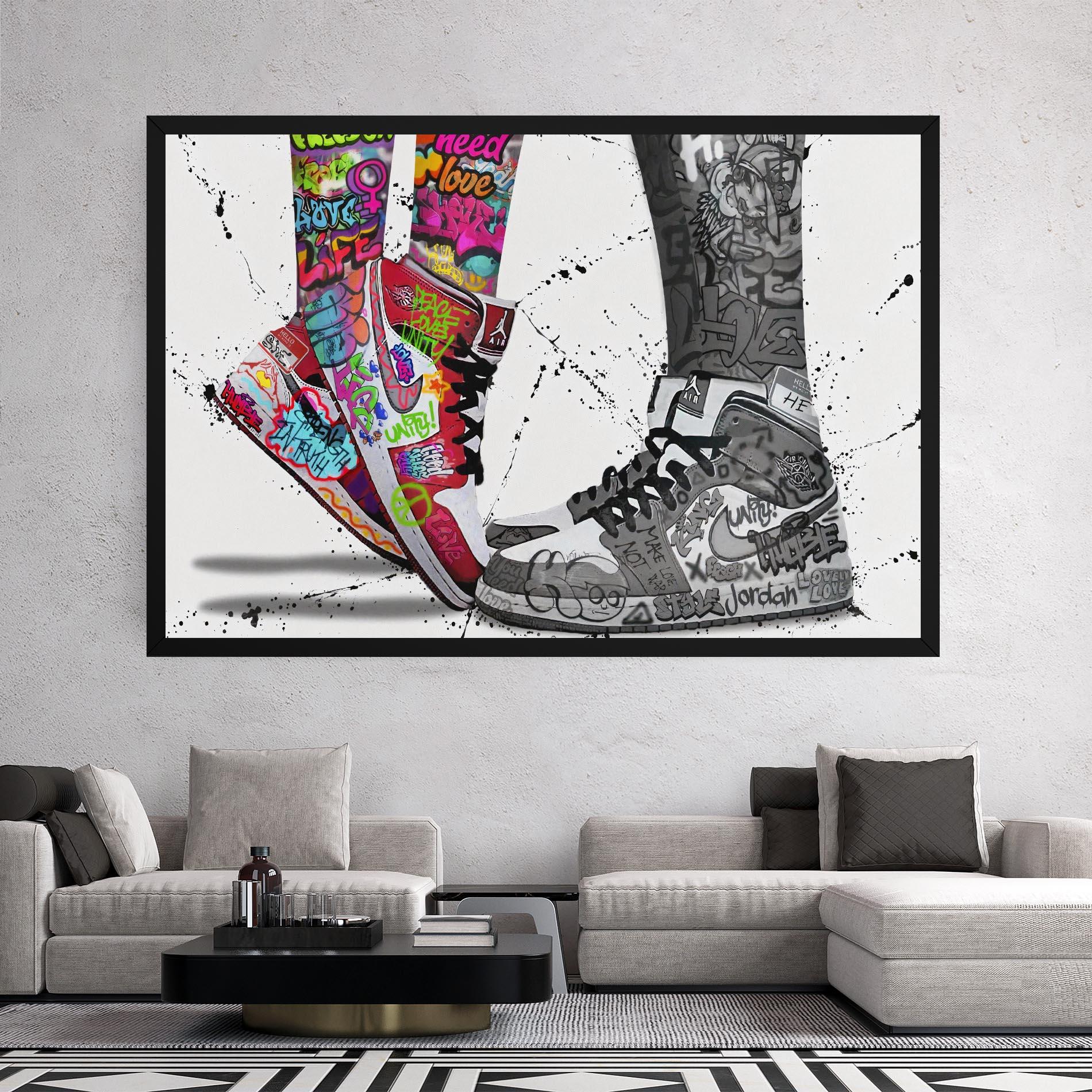 Vászonkép Love On My Toes mockup 2