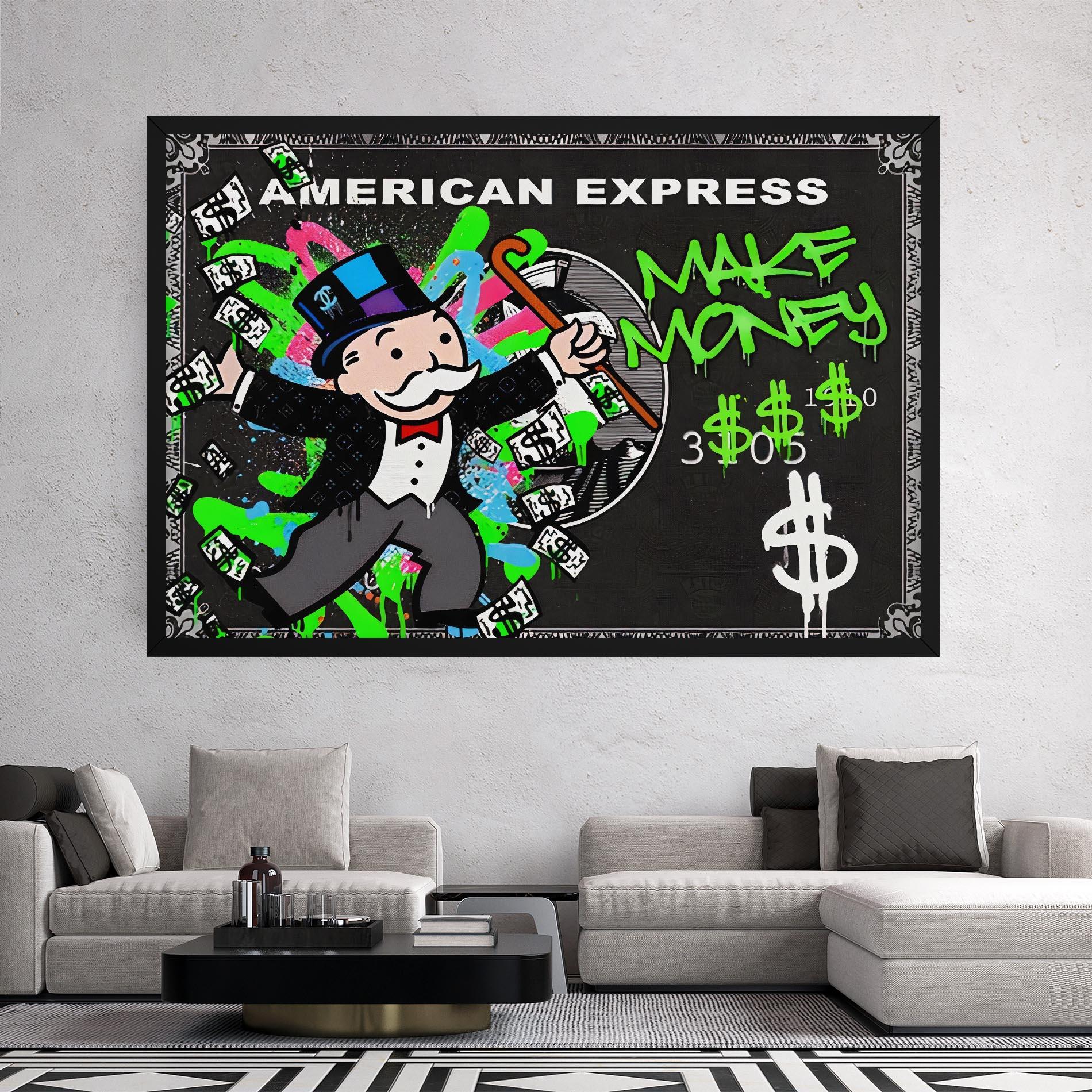 Vászonkép Make Money mockup 2