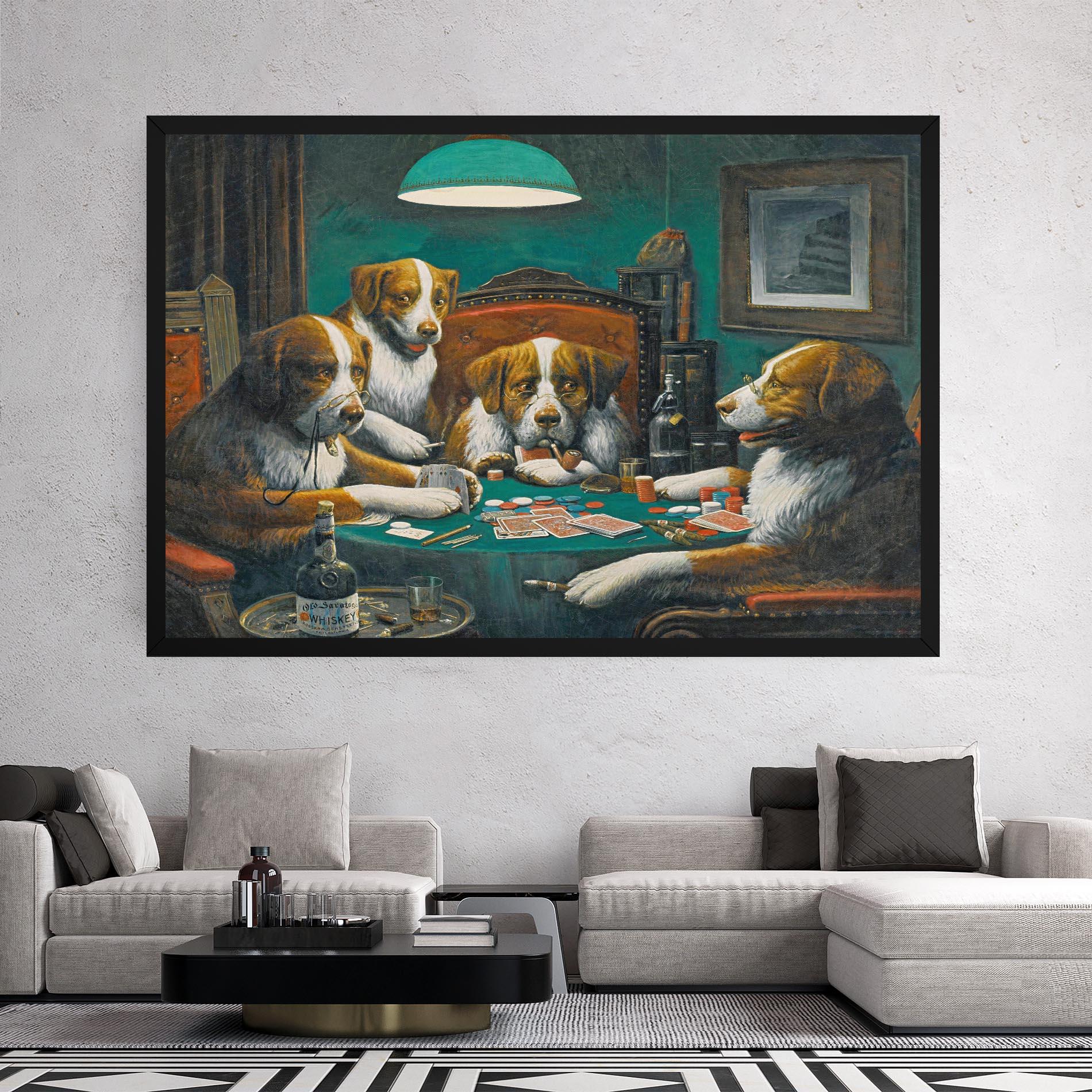 Vászonkép Poker Game mockup 2