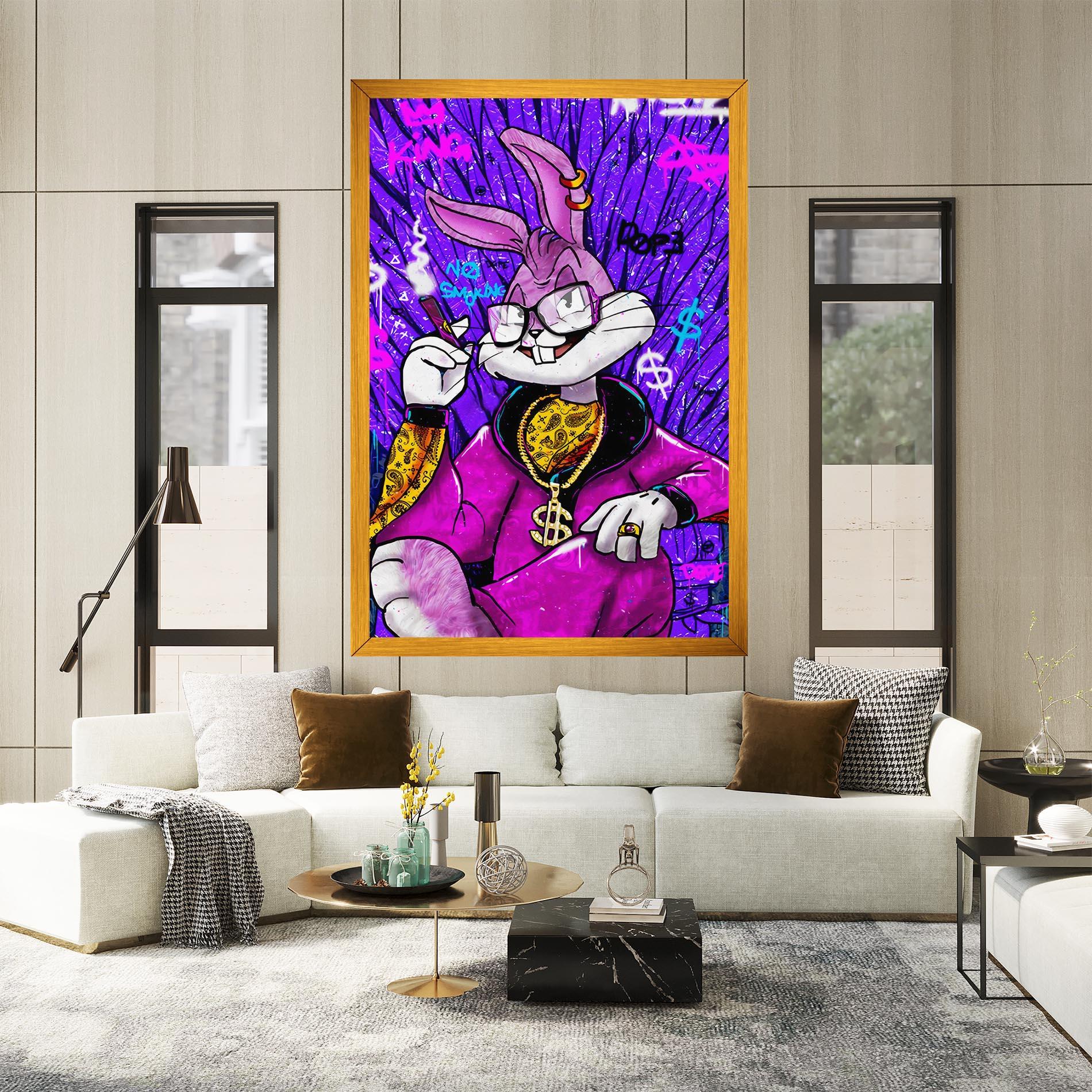 Vászonkép Boss Buny mockup 2