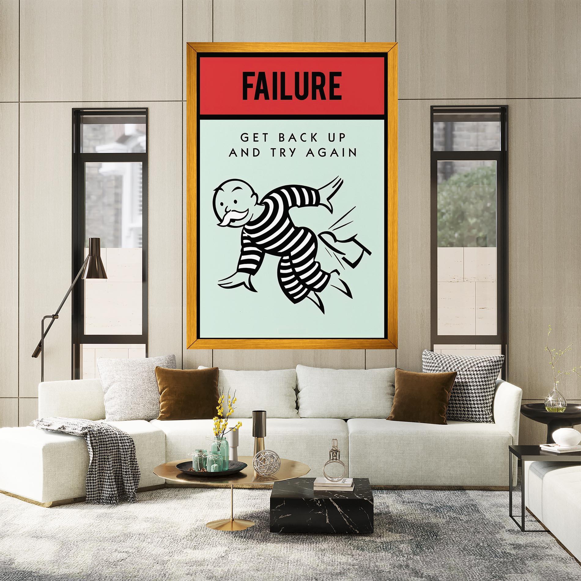 Vászonkép FAILURE mockup 2