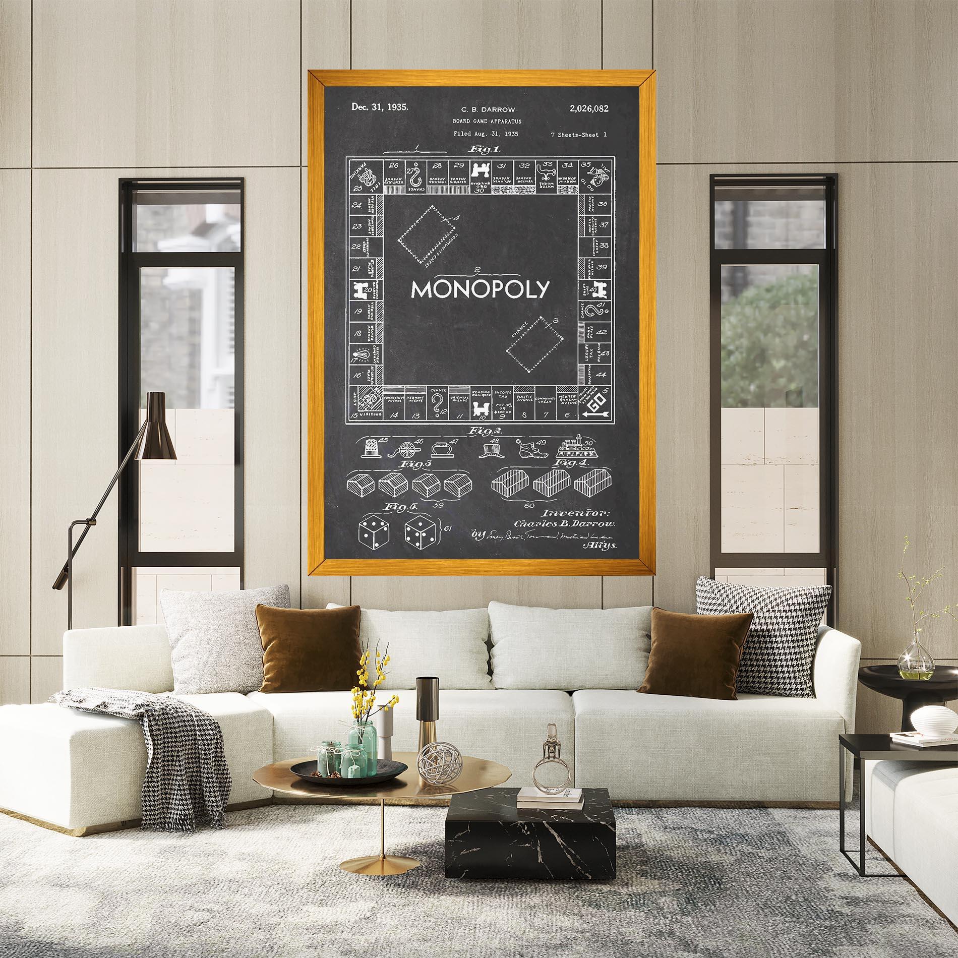 Vászonkép Monopoly Board mockup 2