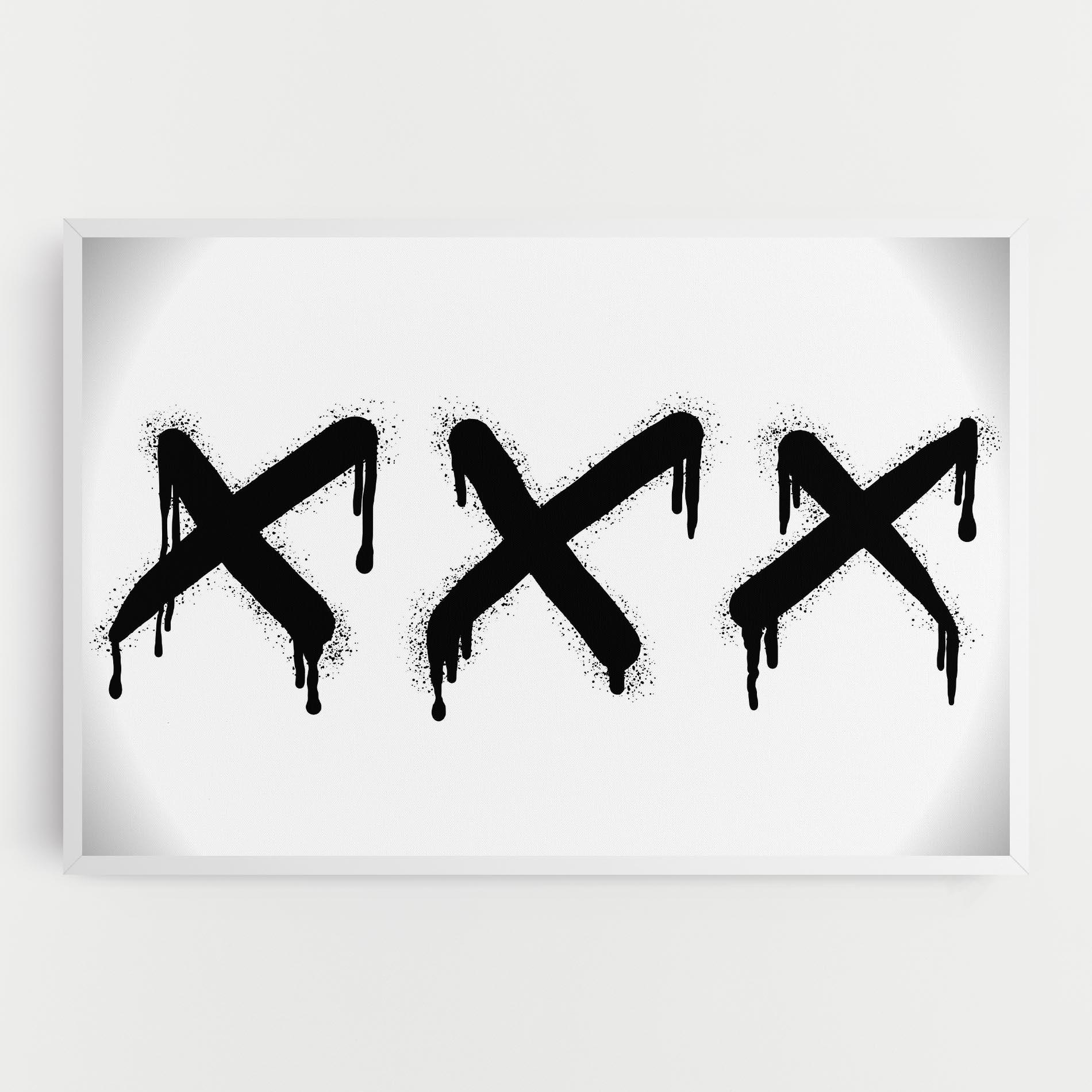 Vászonkép Grafiti X Spray mockup 0