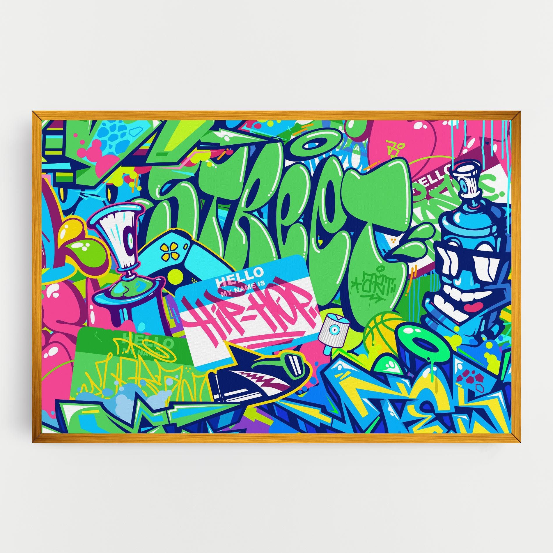 Colorful Hip Hop mockup 0