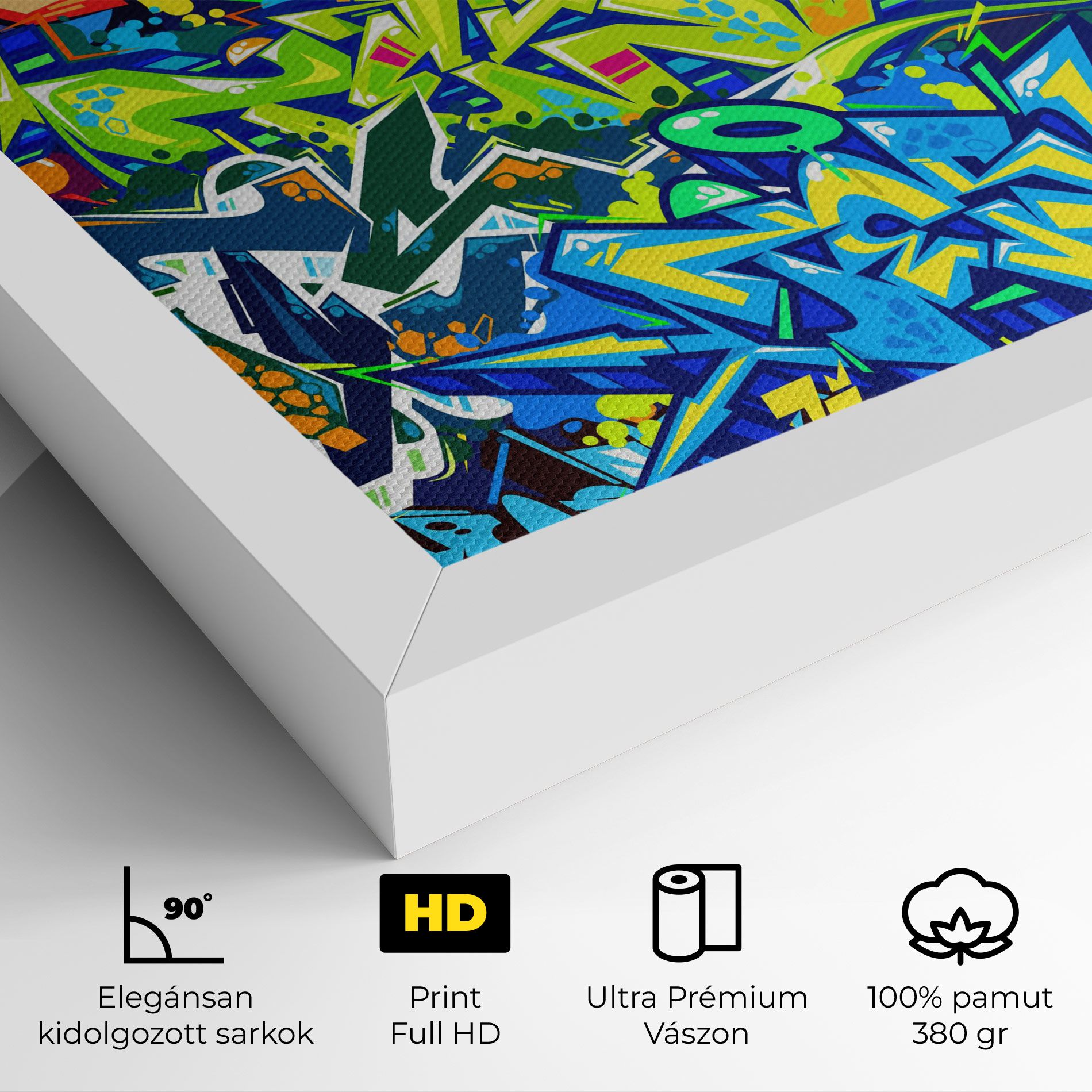 Colorful Graffiti mockup 4