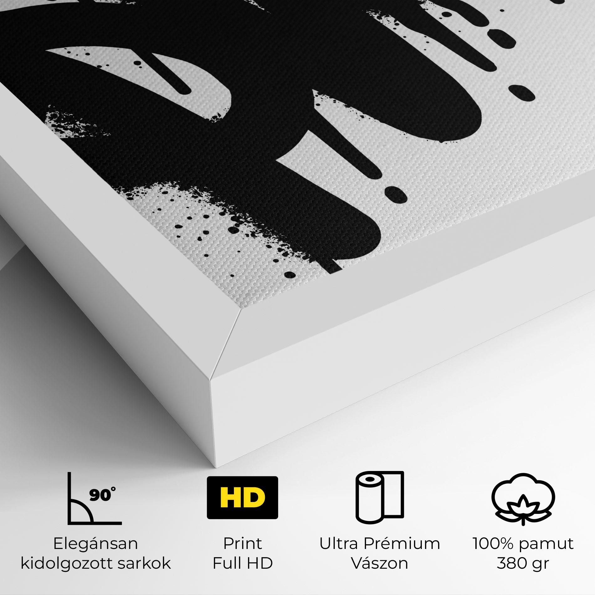 Vászonkép Graffiti Savage mockup 4