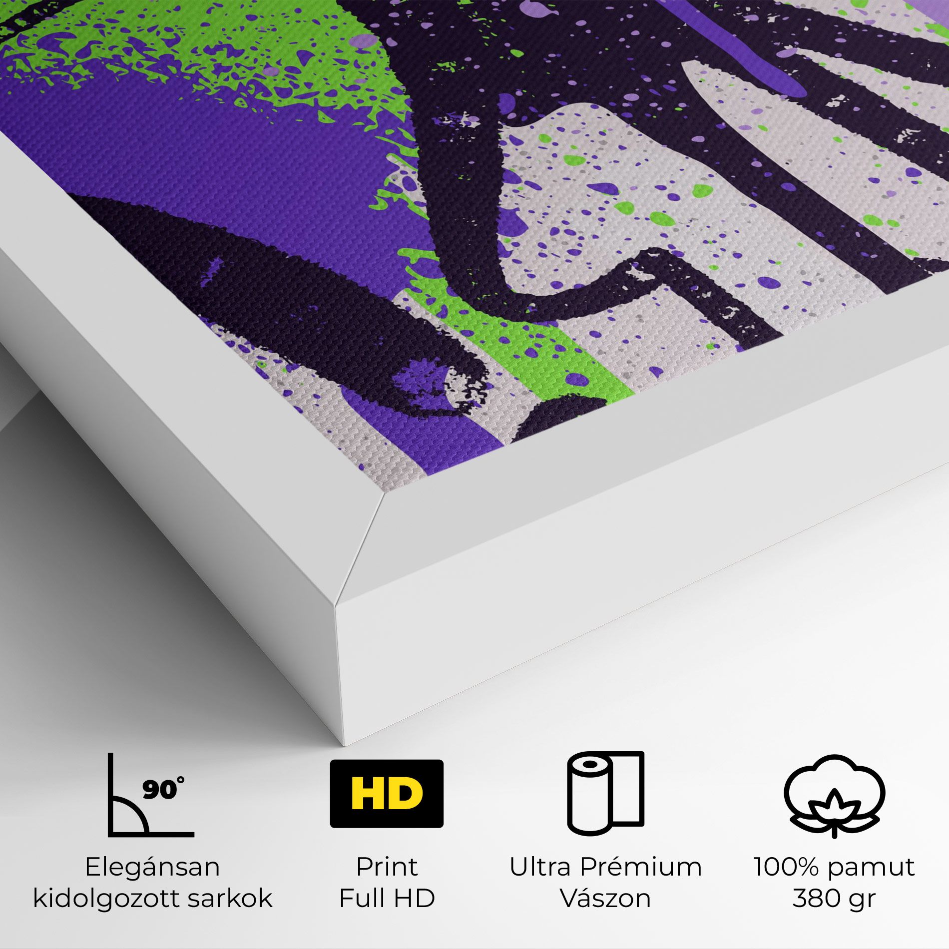 Green Purple Graffiti mockup 4