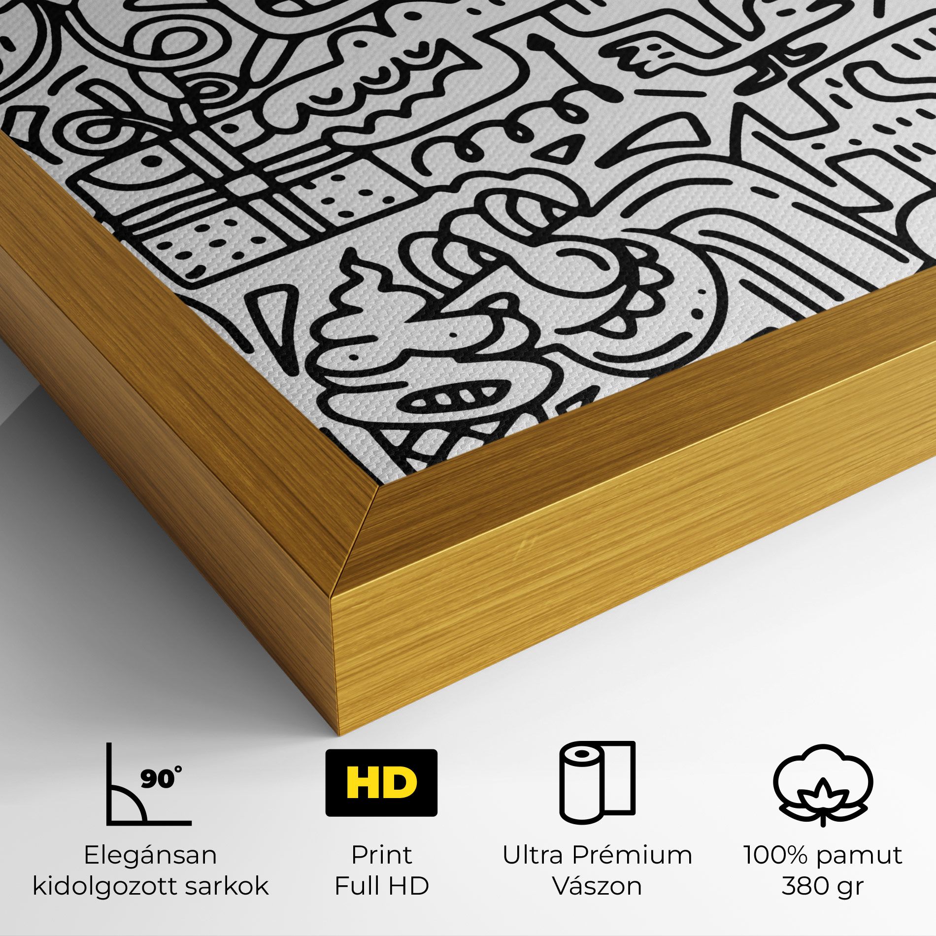 Doodle Black Line mockup 4