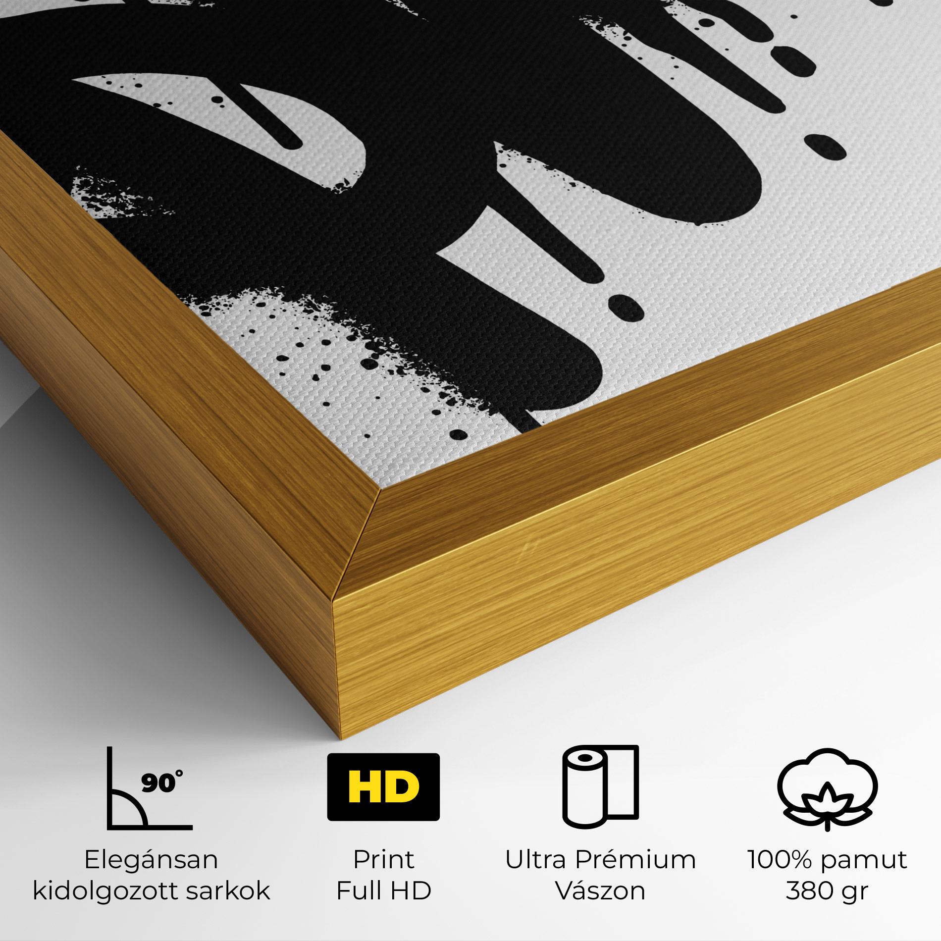 Vászonkép Graffiti Savage mockup 4