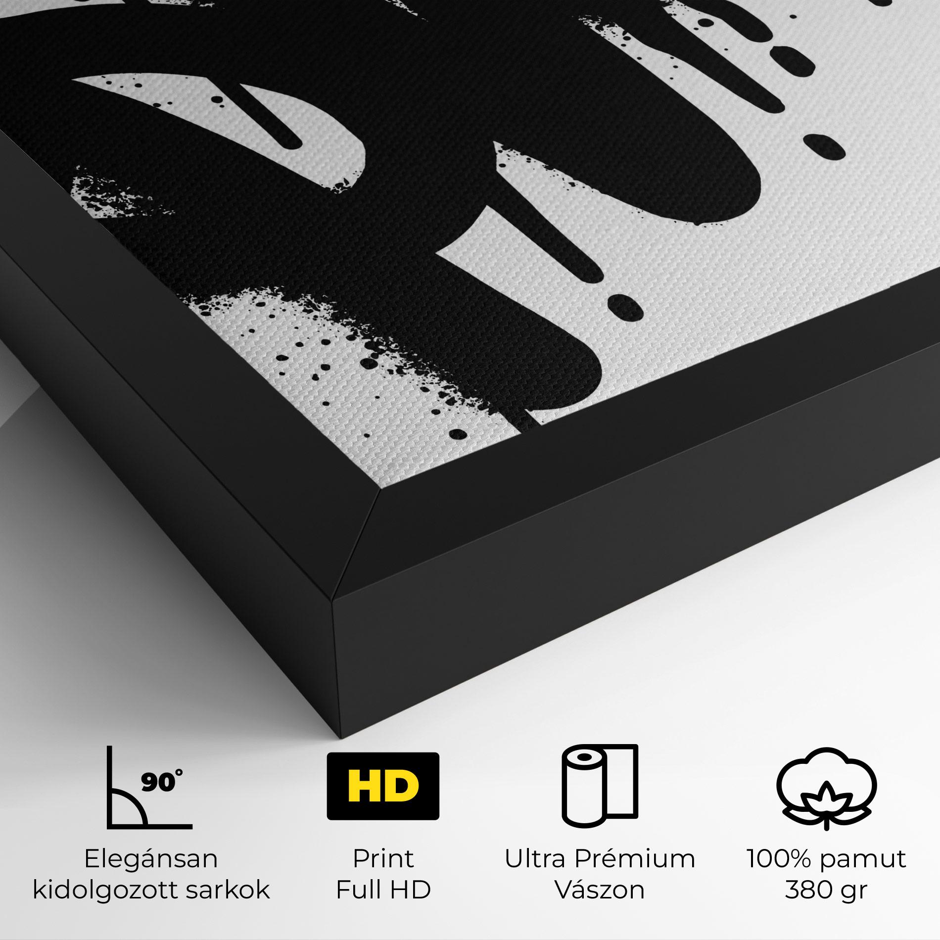 Vászonkép Graffiti Savage mockup 4