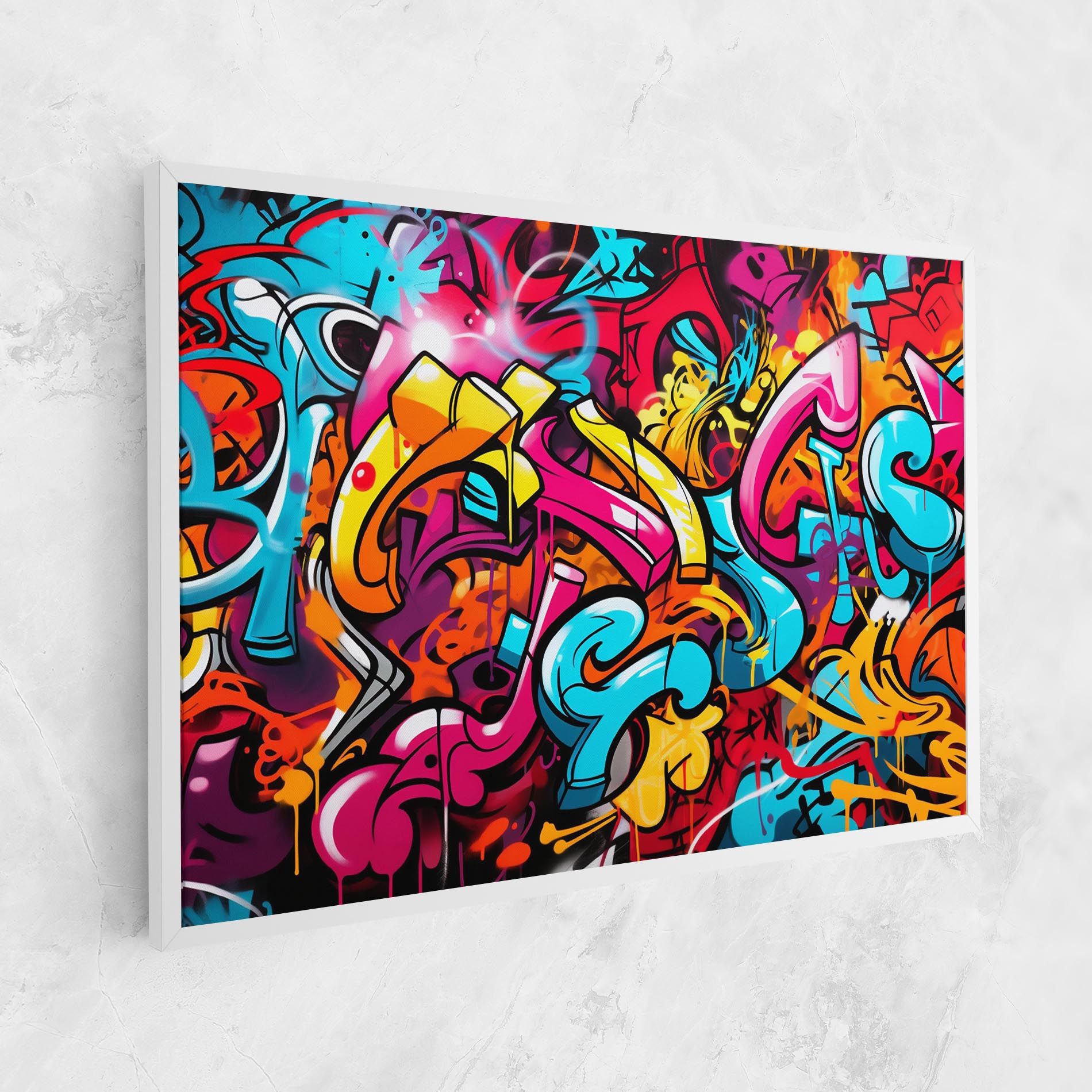 Abstract Graffiti mockup 1
