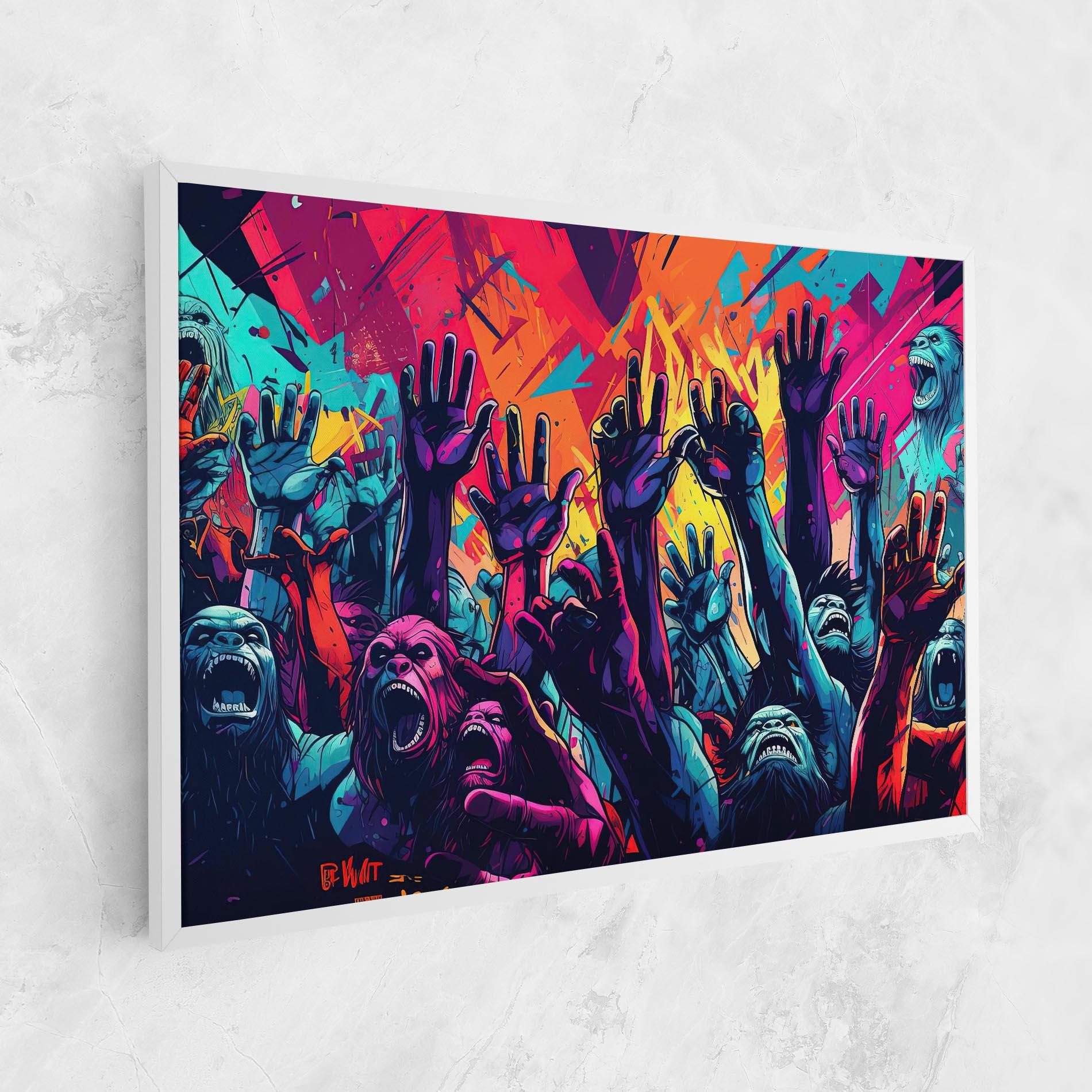 Vászonkép Graffiti Animals mockup 1