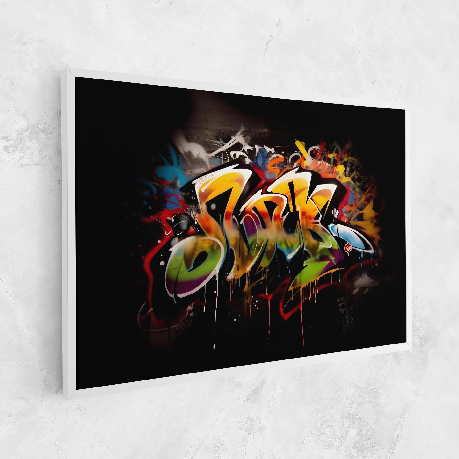 Graffiti Style Wall mockup 1