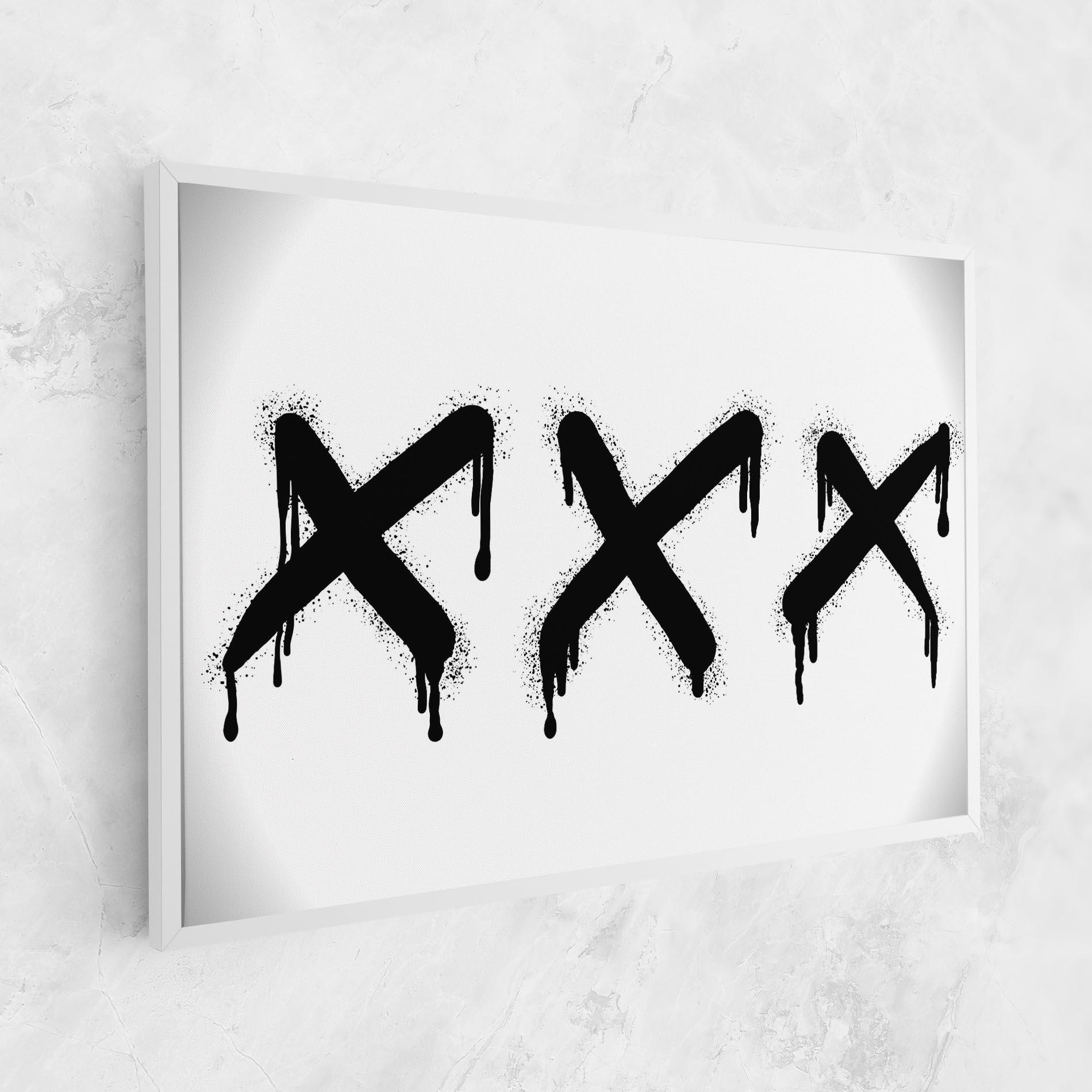 Vászonkép Grafiti X Spray mockup 1