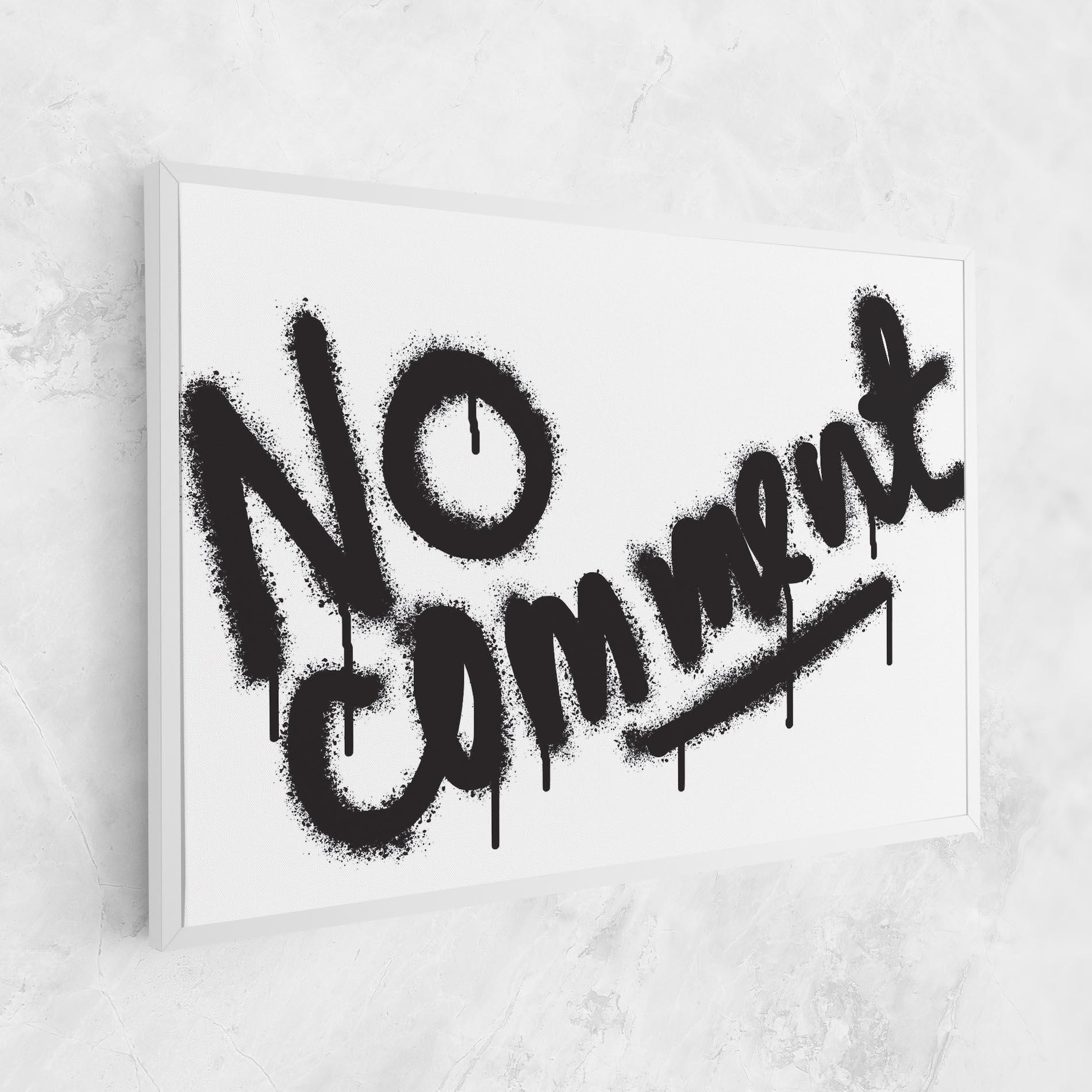 Vászonkép No Comment mockup 1