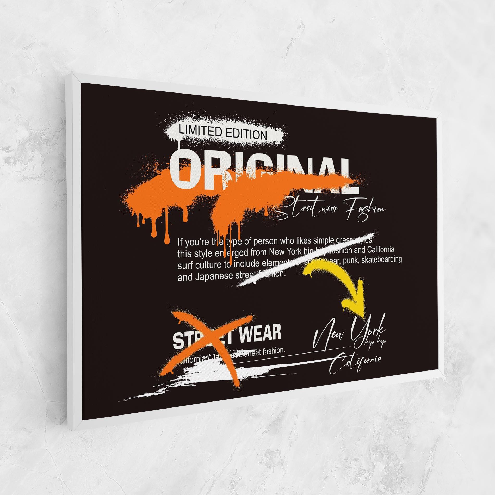 Vászonkép Original Style Graffiti mockup 1