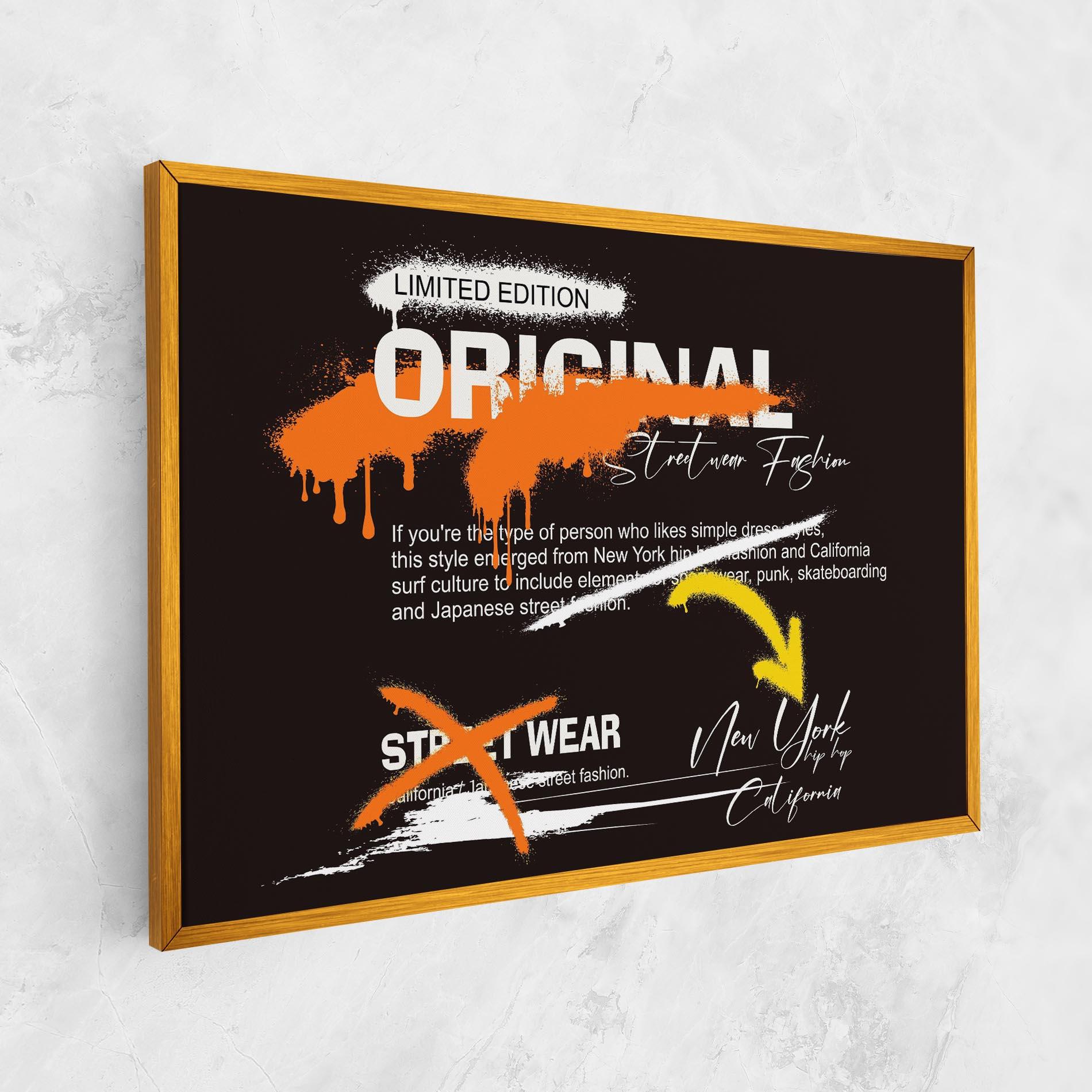 Vászonkép Original Style Graffiti mockup 1