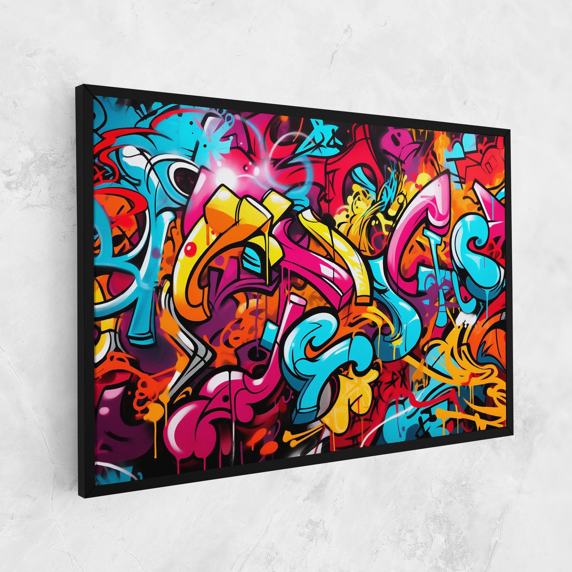 Vászonkép Abstract Graffiti mockup 1