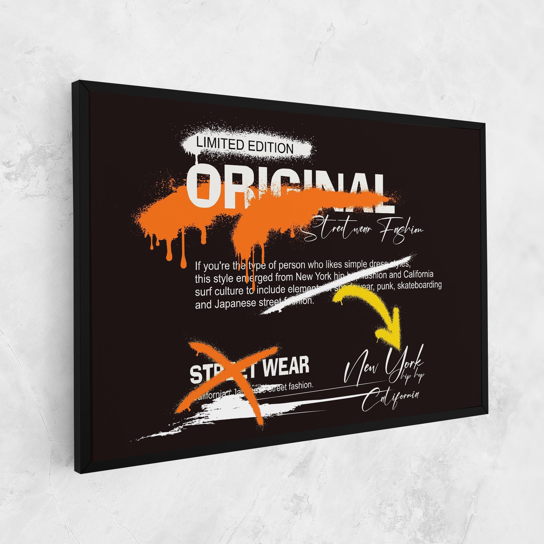 Vászonkép Original Style Graffiti mockup 1