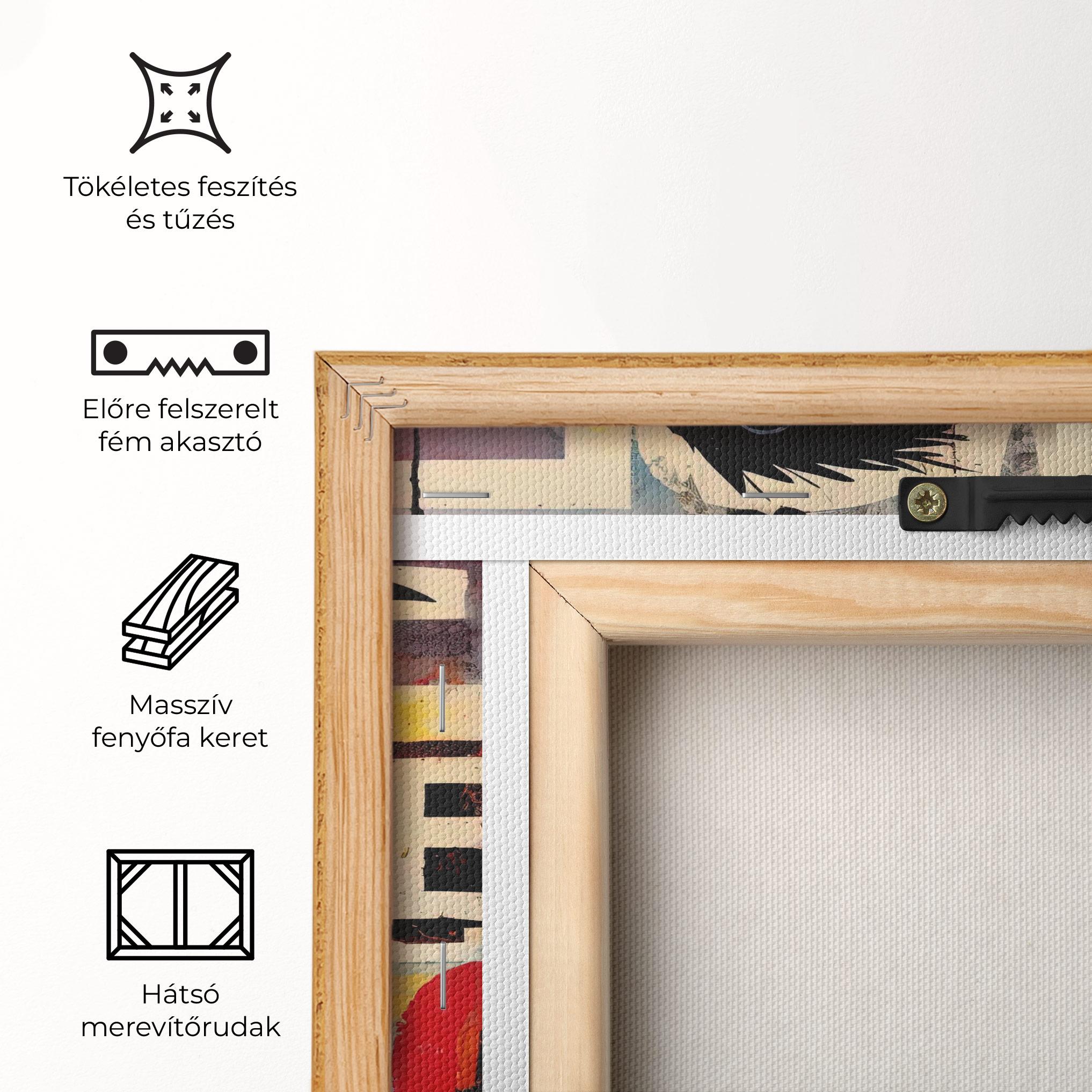 Vászonkép Bird Old Doodle mockup 5