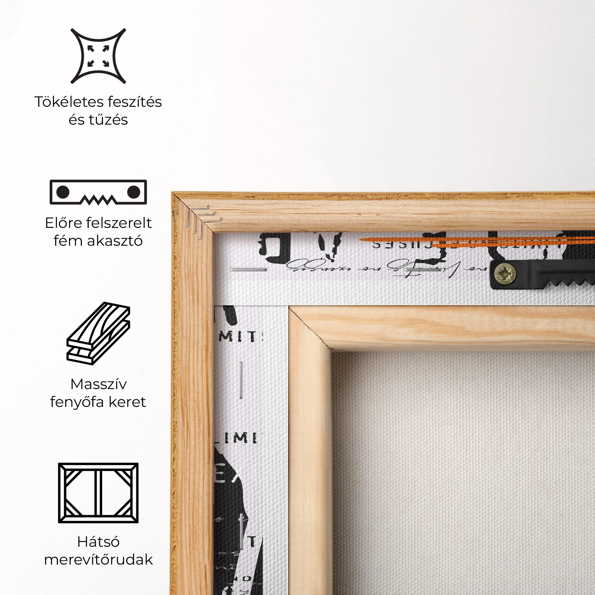 Vászonkép No Fear Graffiti mockup 5