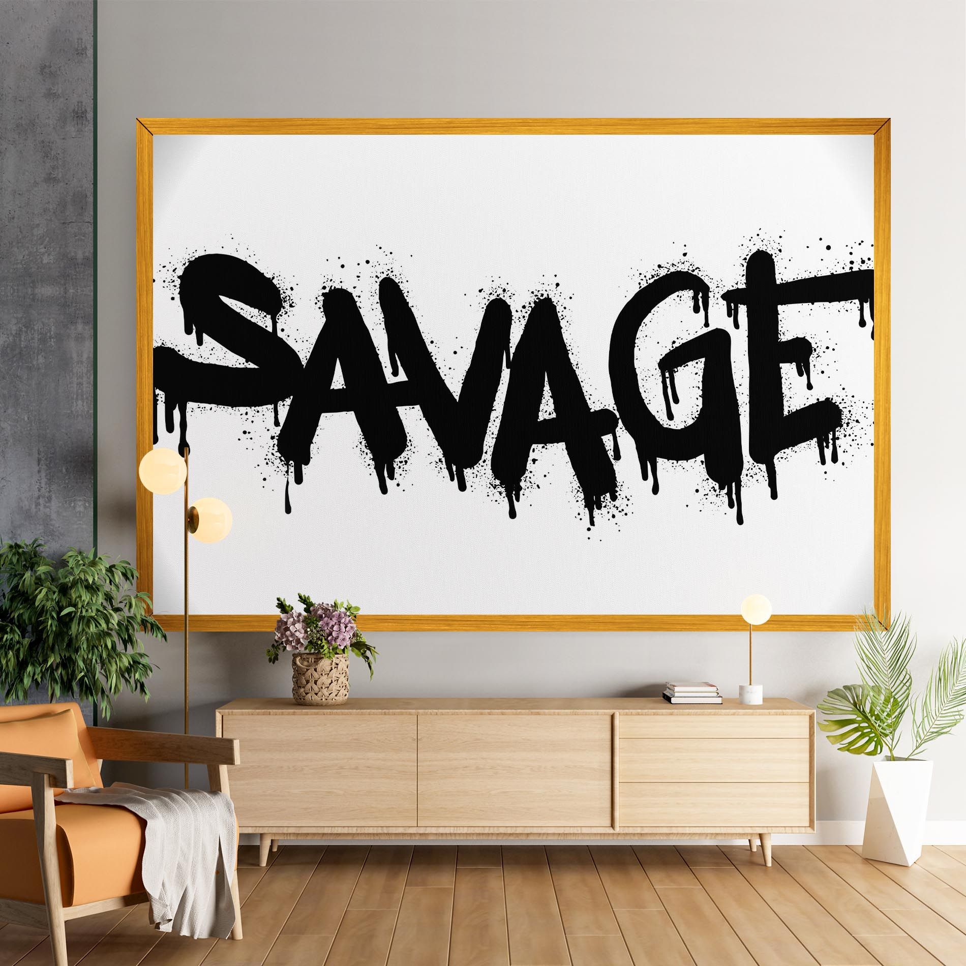 Savage Graffiti Spray mockup 9