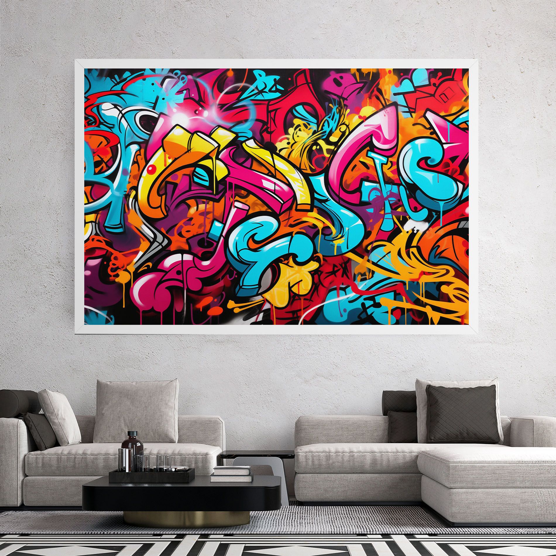 Abstract Graffiti mockup 2