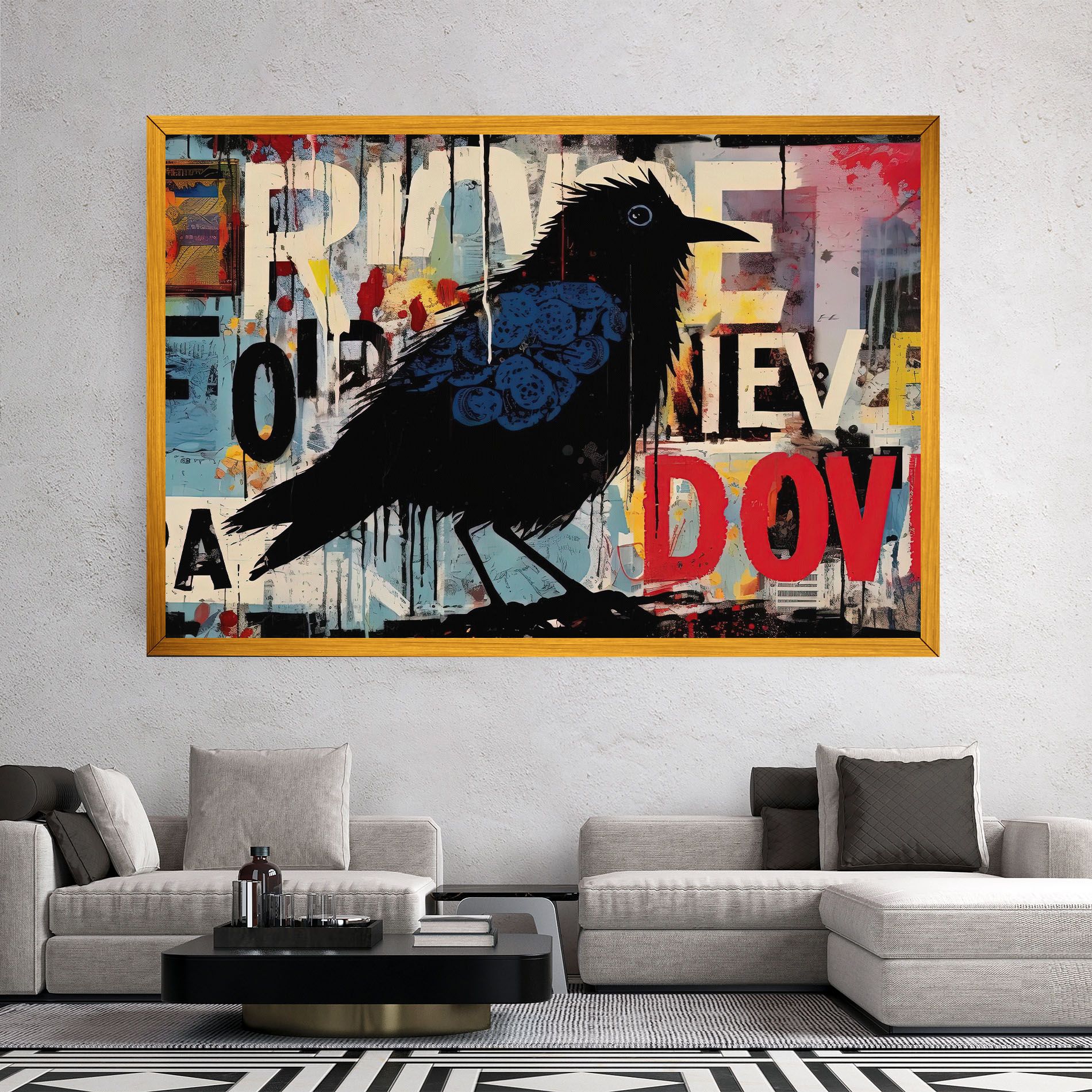 Bird Old Doodle mockup 2