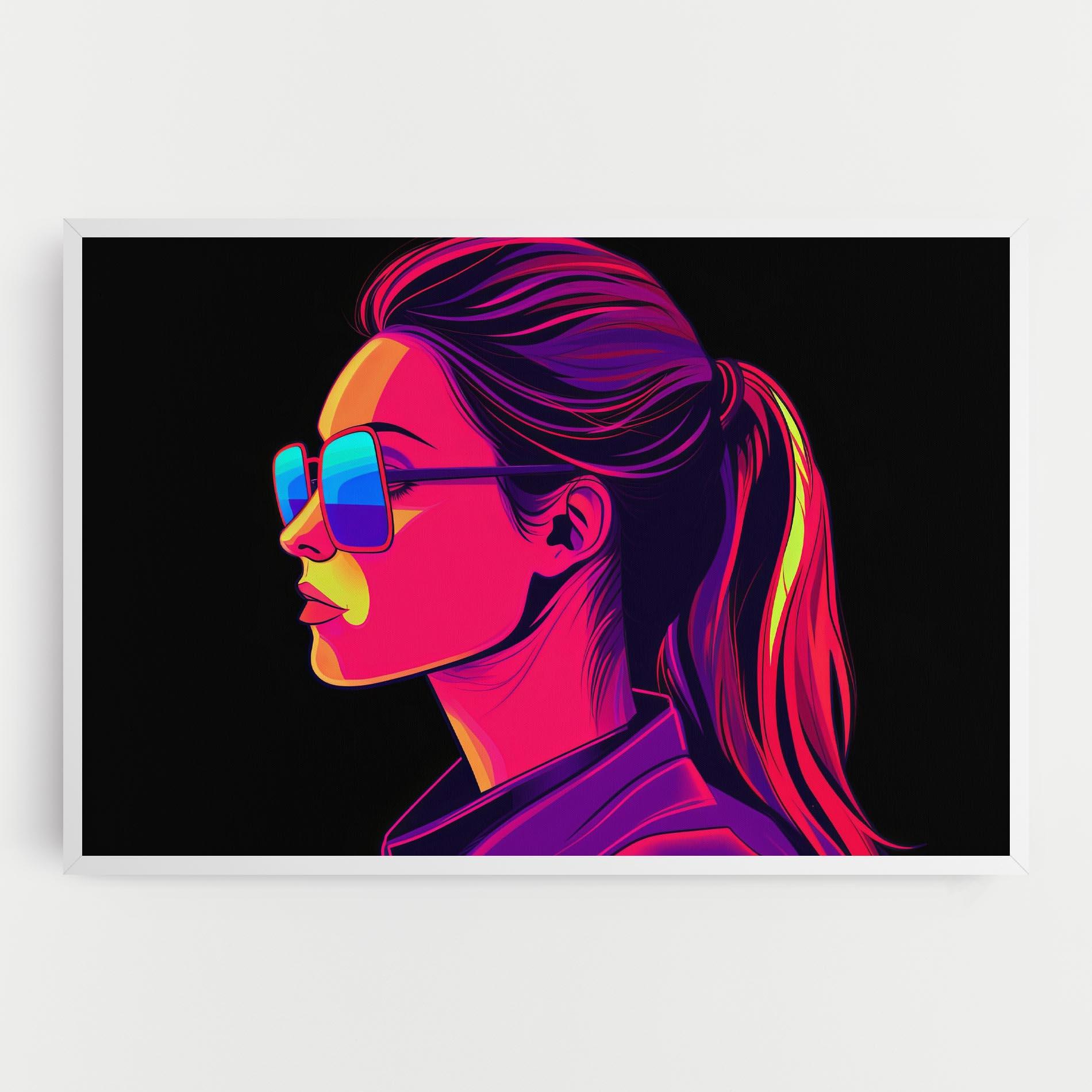 Vászonkép Purple Pop Hair mockup 0