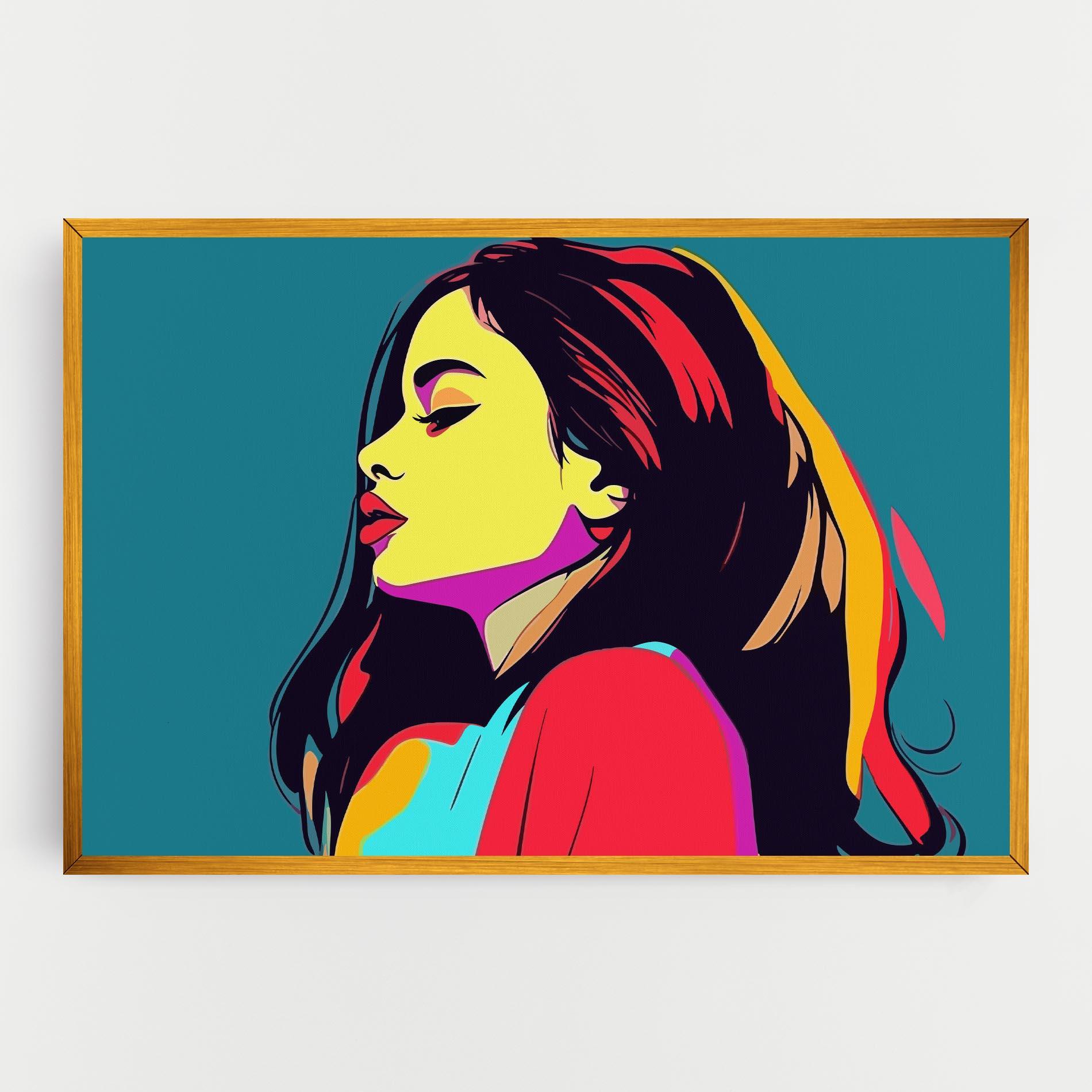 Vászonkép Pop Art Woman mockup 0