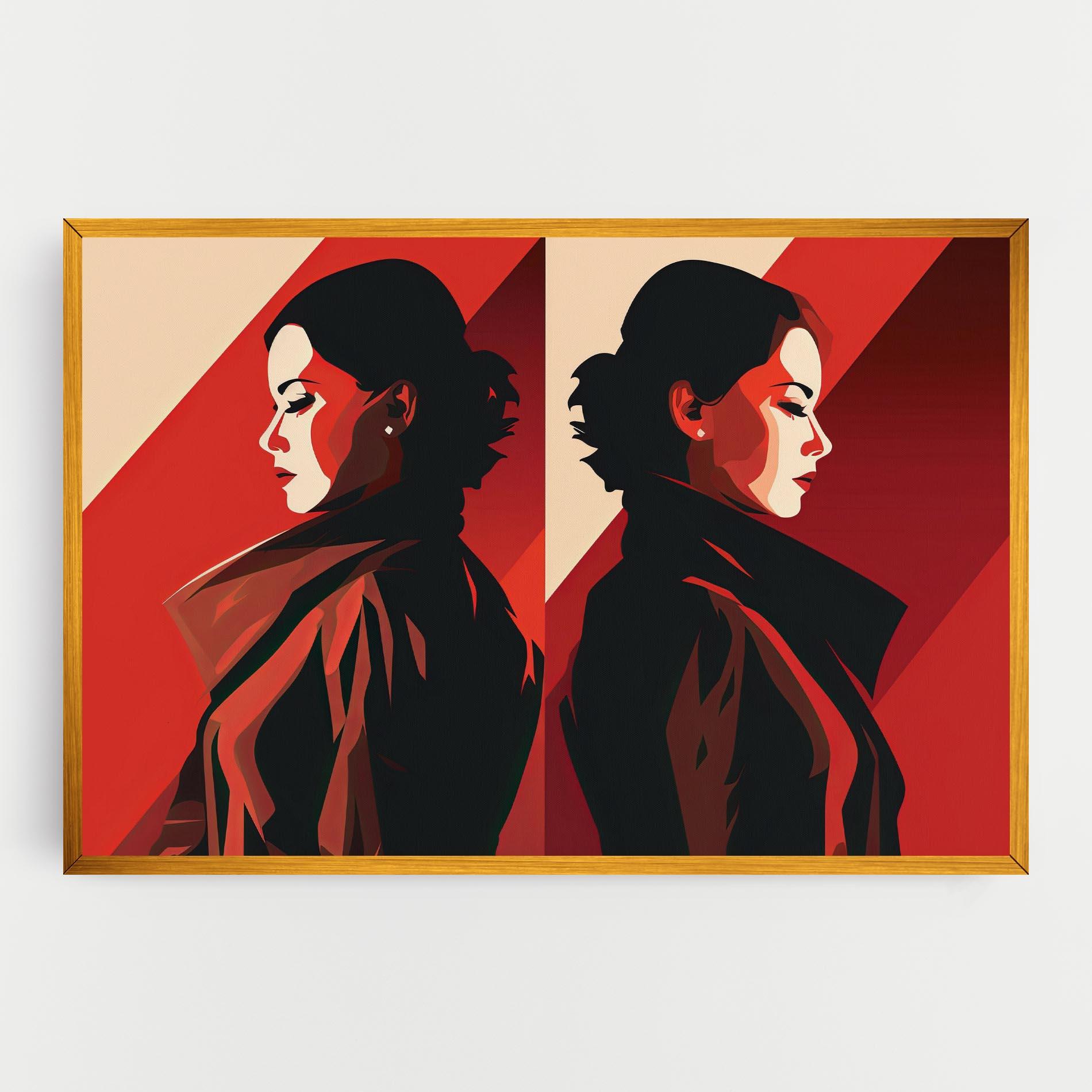 Vászonkép Pop Outfit Lady mockup 0